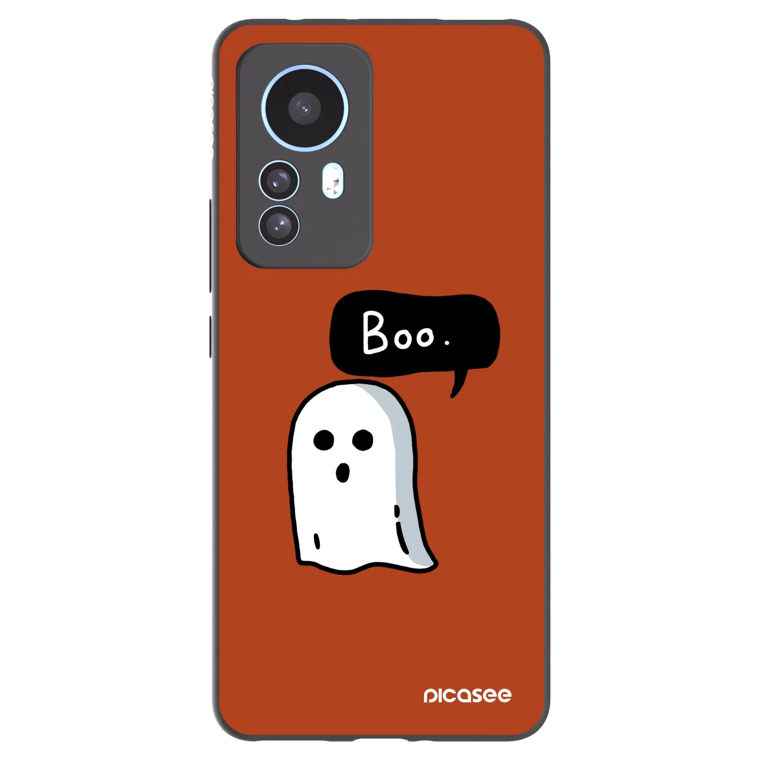 Picasee silikonowe czarne etui na Xiaomi 12T - Boo