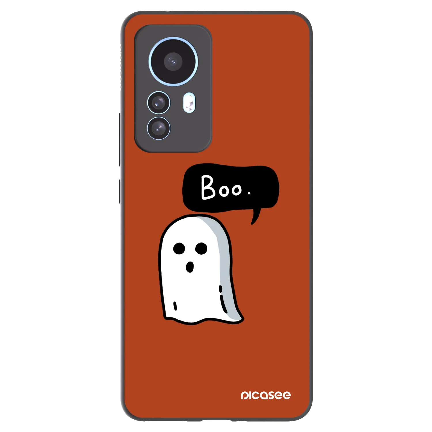 Picasee silikonowe czarne etui na Xiaomi 12T Pro - Boo