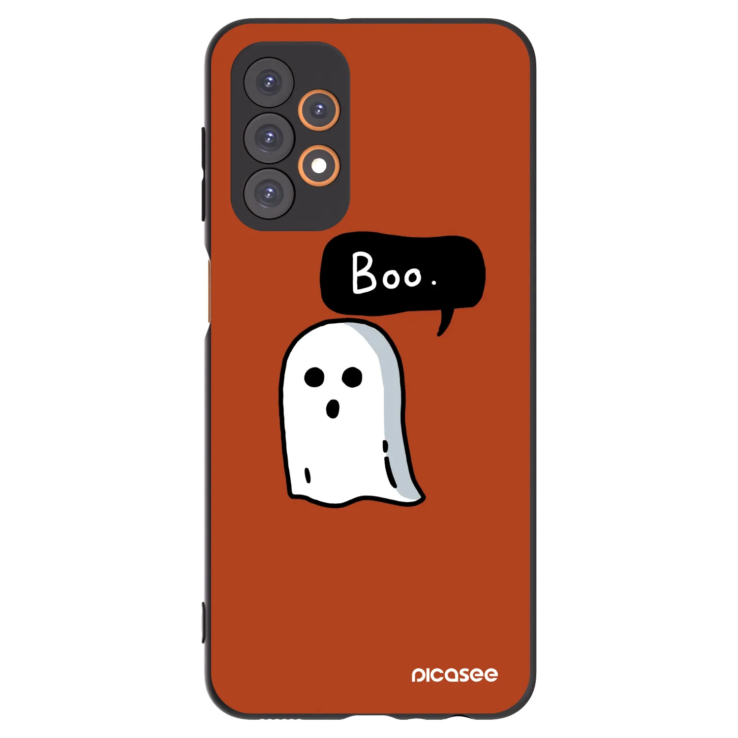Picasee silikonowe czarne etui na Samsung Galaxy A23 A236B 5G - Boo