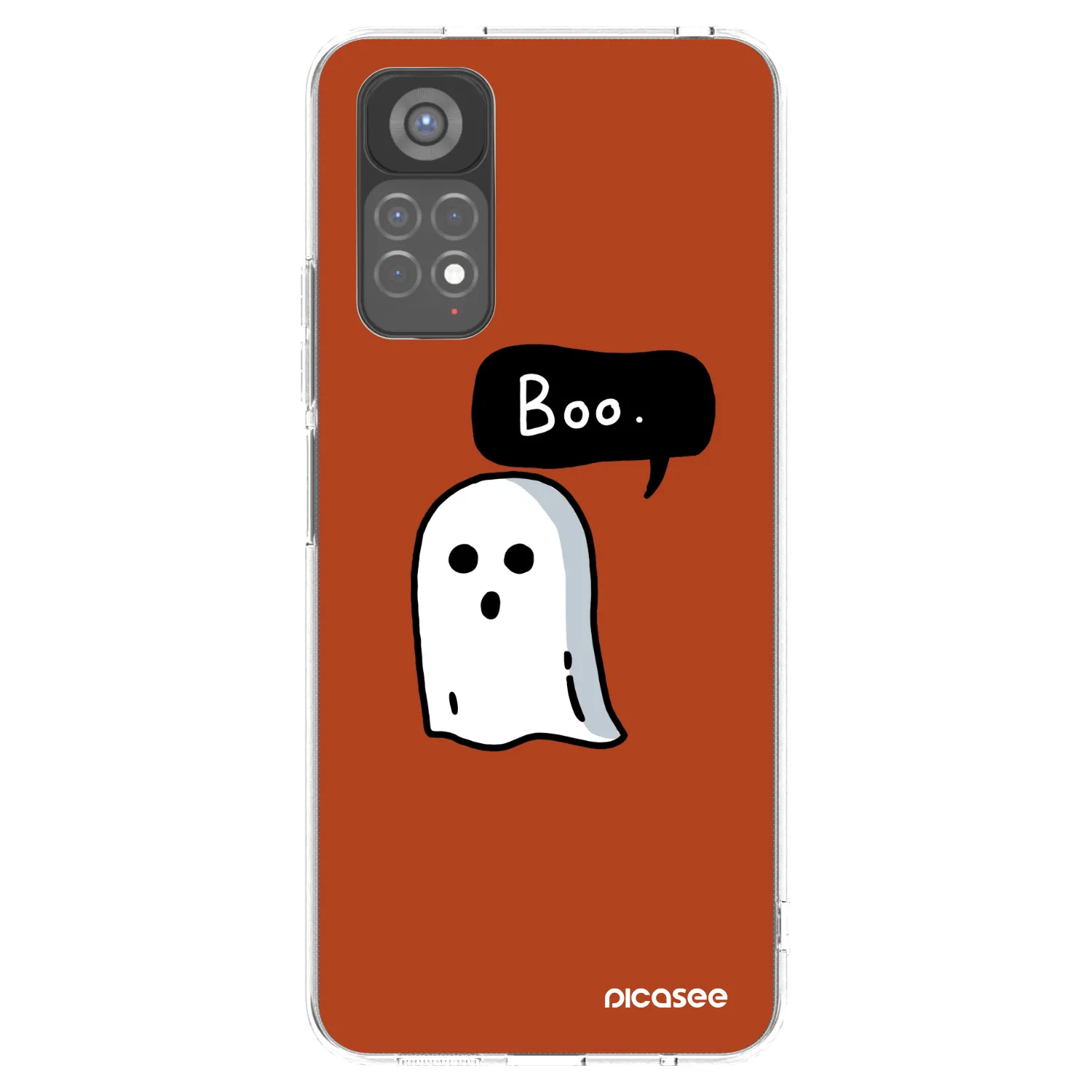Picasee silikonowe przeźroczyste etui na Xiaomi Redmi Note 11S 5G - Boo