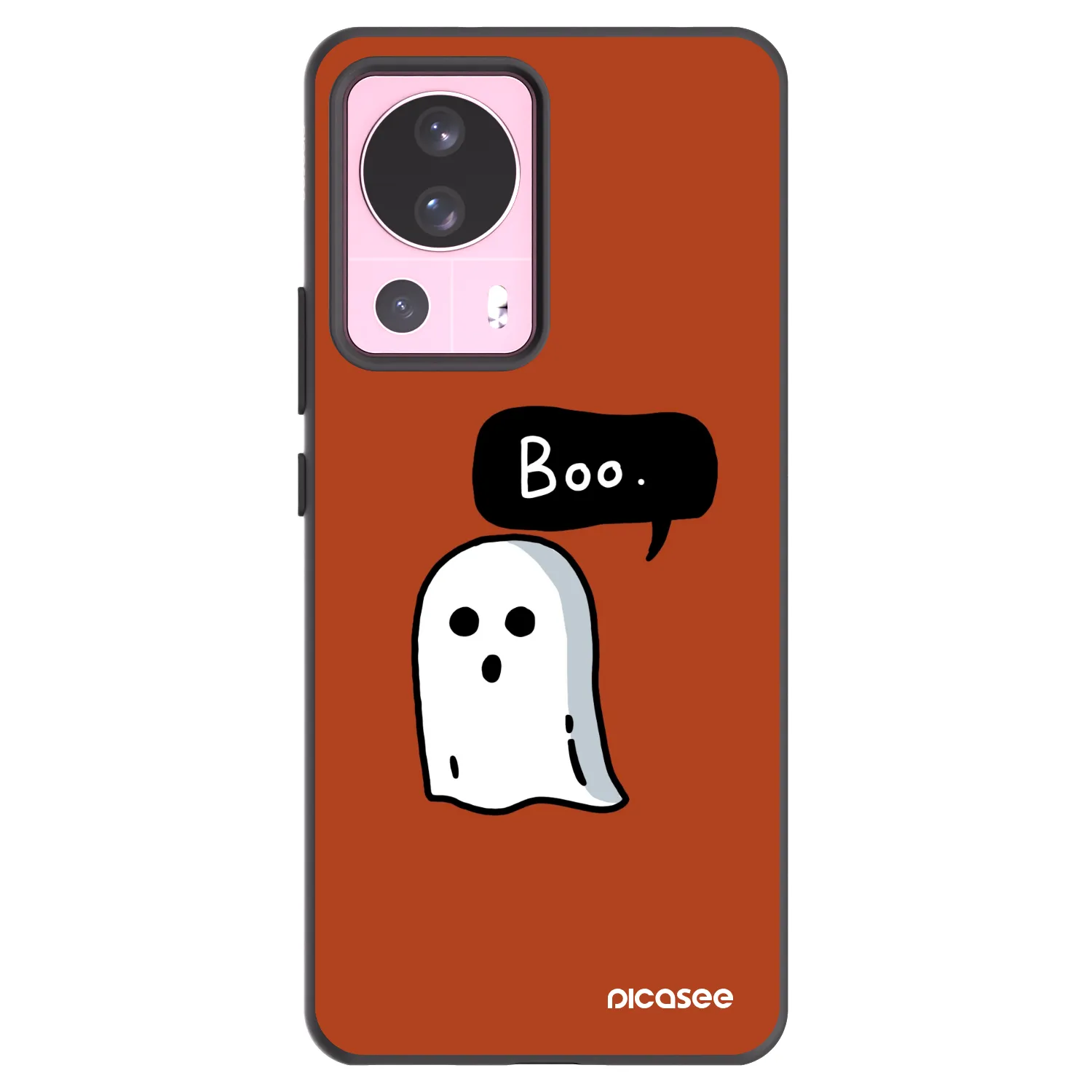 Picasee silikonowe czarne etui na Xiaomi 13 Lite - Boo