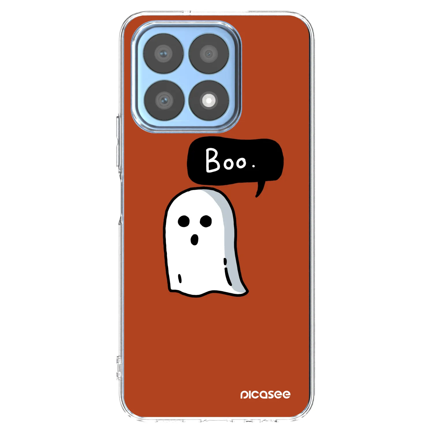 Picasee silikonowe przeźroczyste etui na Honor X8a - Boo