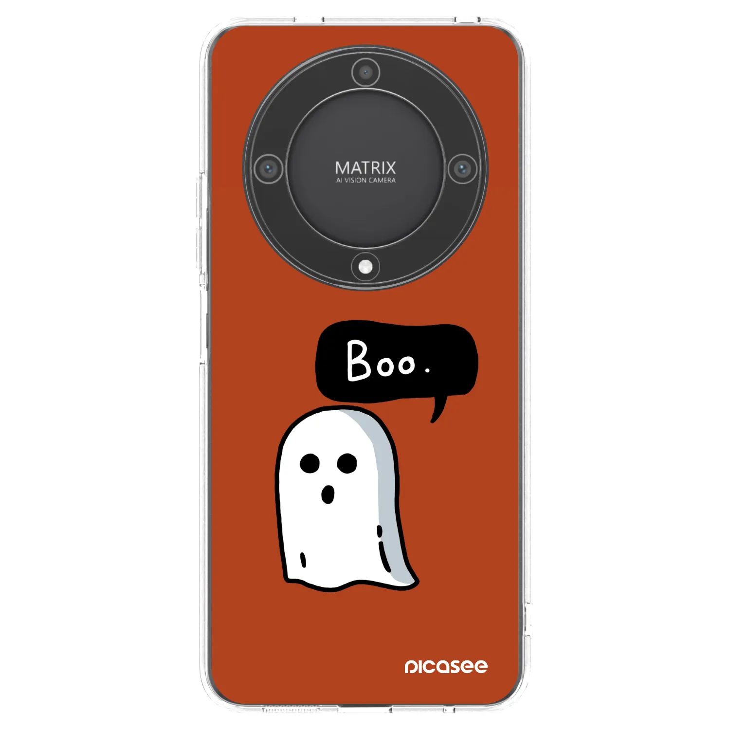Picasee silikonowe przeźroczyste etui na Honor Magic5 Lite 5G - Boo
