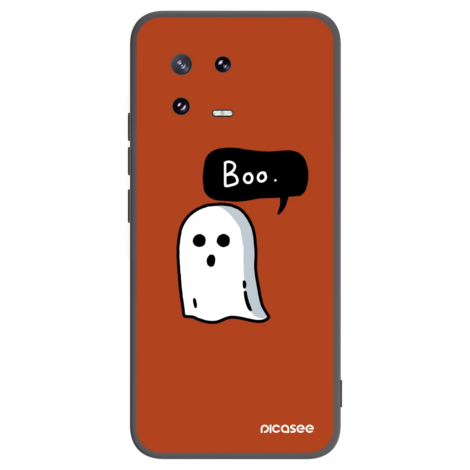 Picasee silikonowe czarne etui na Xiaomi 13 Pro - Boo