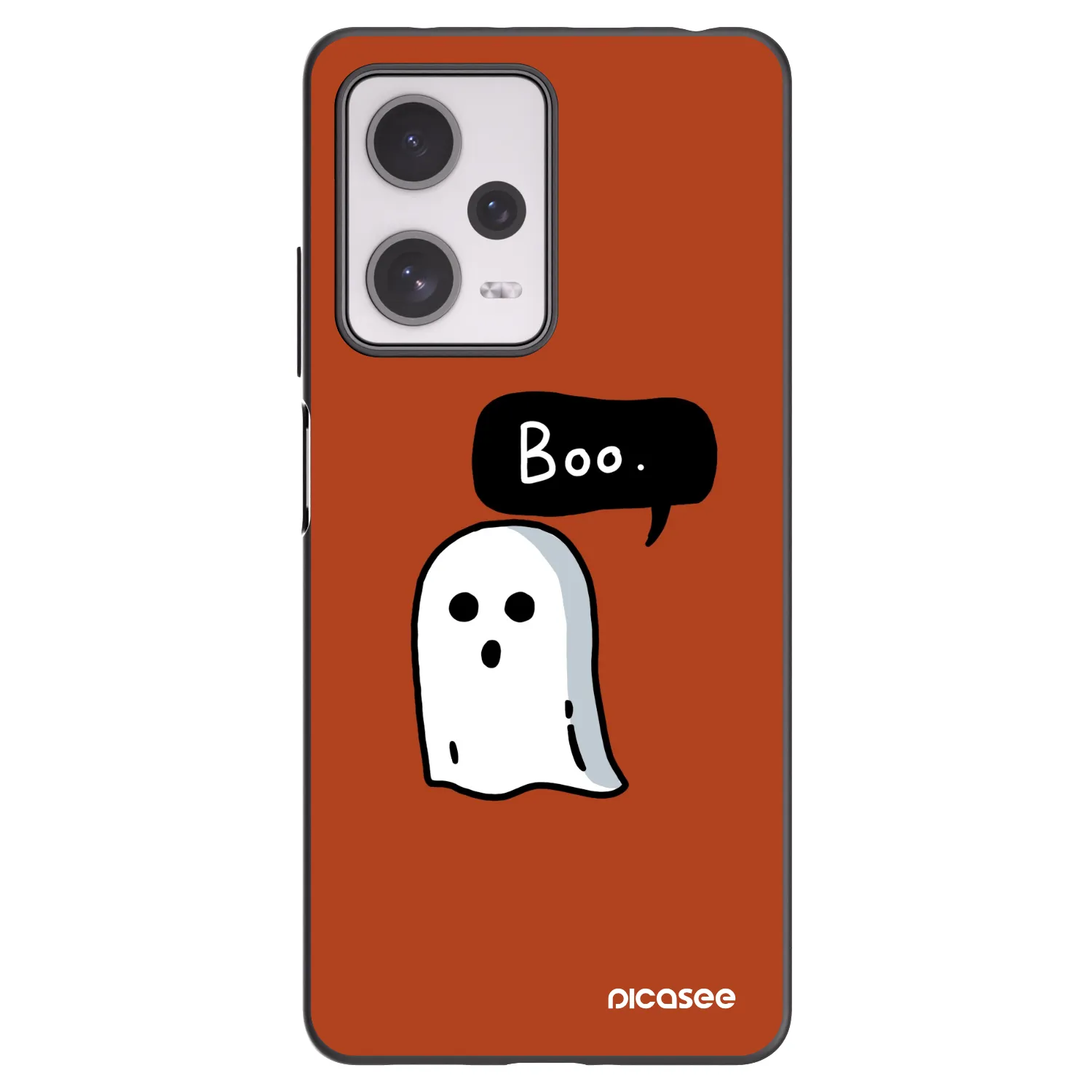 Picasee silikonowe czarne etui na Xiaomi Redmi Note 12 Pro+ 5G - Boo