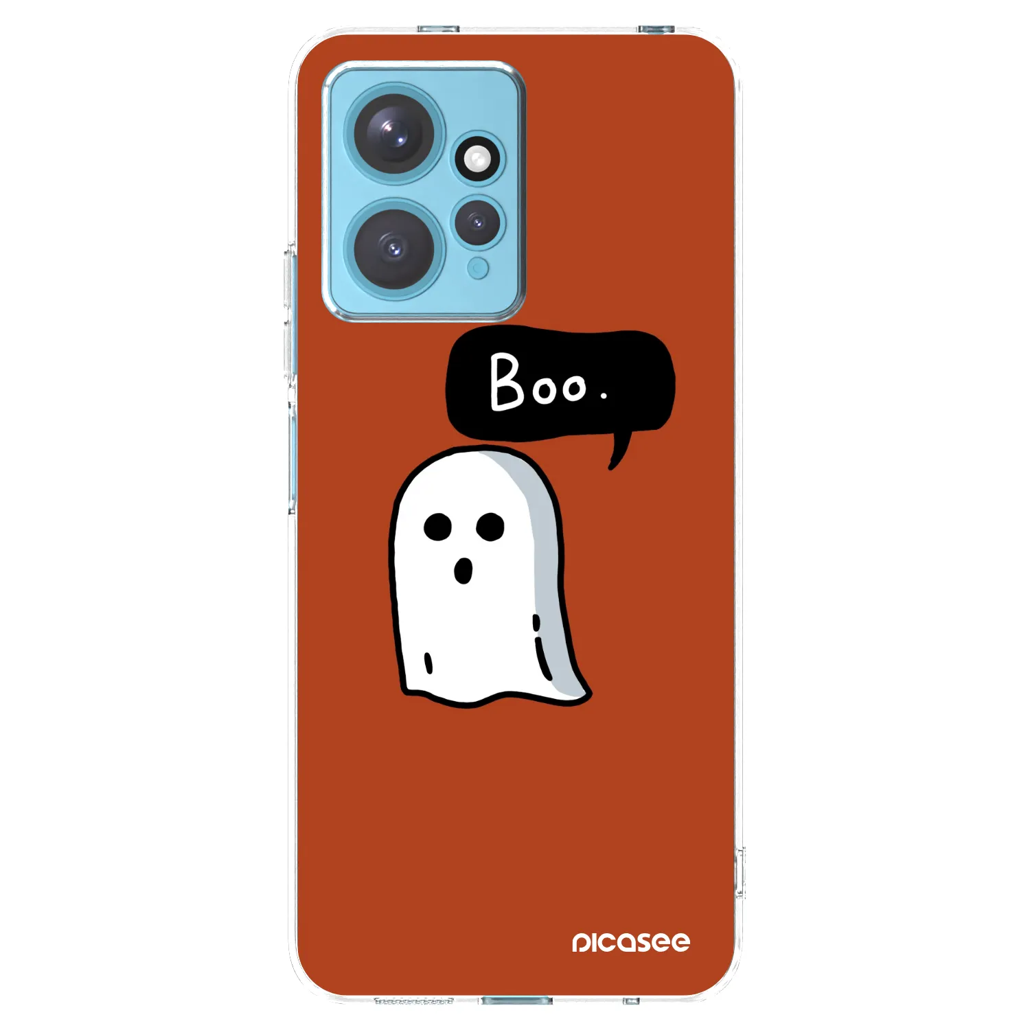 Picasee silikonowe przeźroczyste etui na Xiaomi Redmi Note 12 4G - Boo