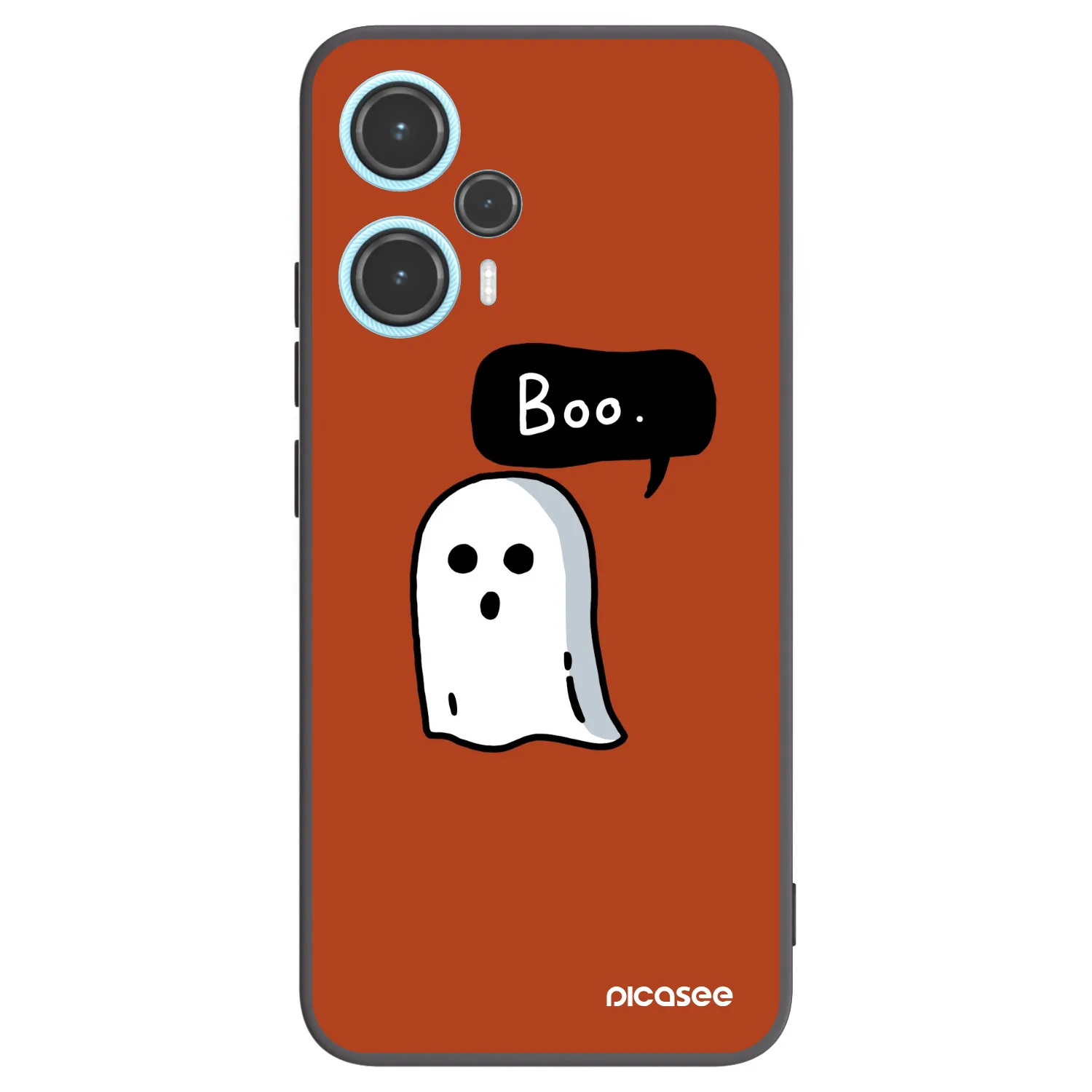 Picasee silikonowe czarne etui na Xiaomi Poco F5 - Boo