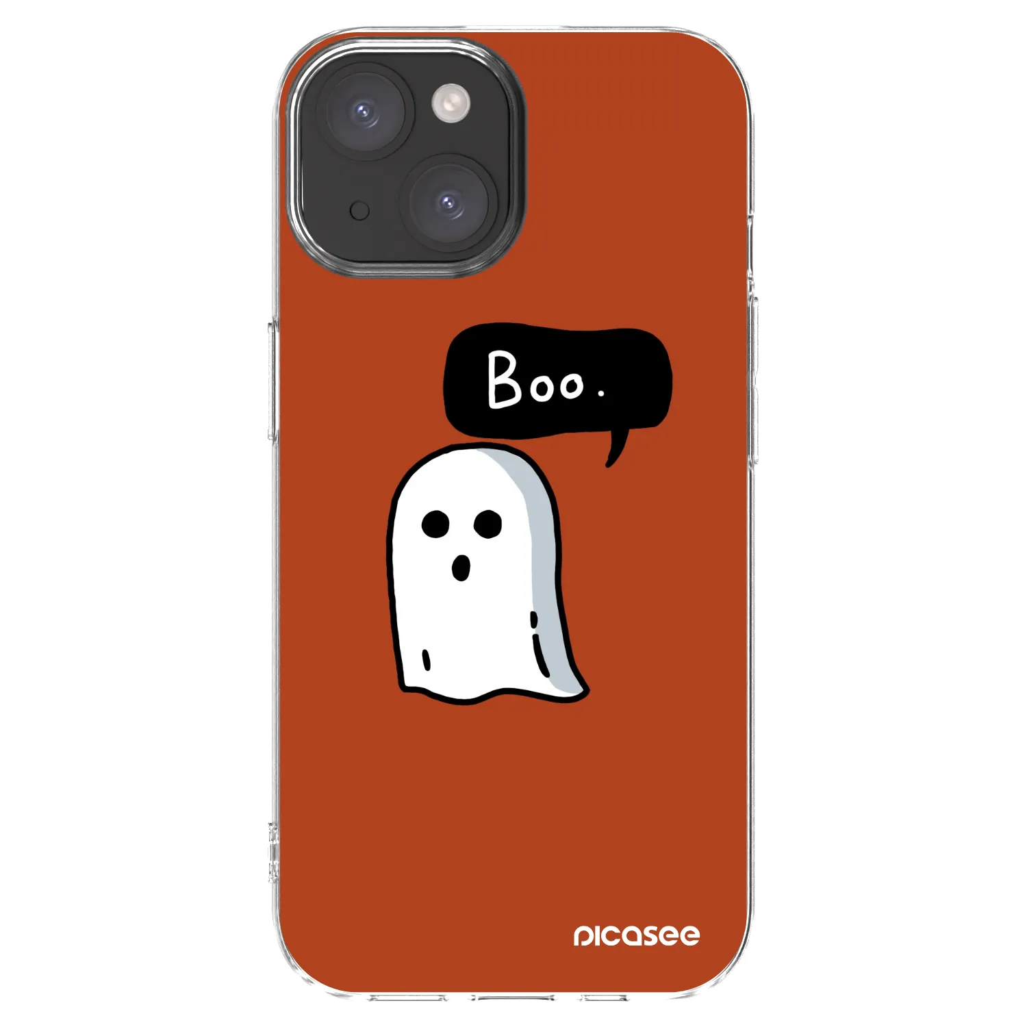 Picasee silikonowe przeźroczyste etui na Apple iPhone 15 - Boo