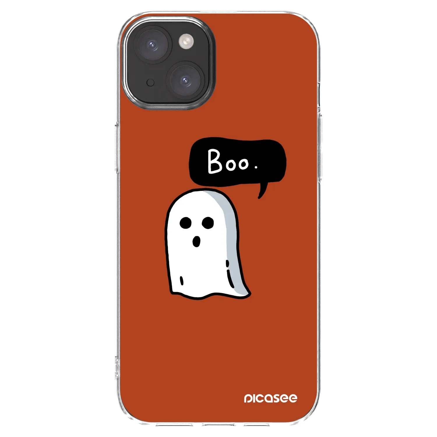 Picasee silikonowe przeźroczyste etui na Apple iPhone 15 Plus - Boo