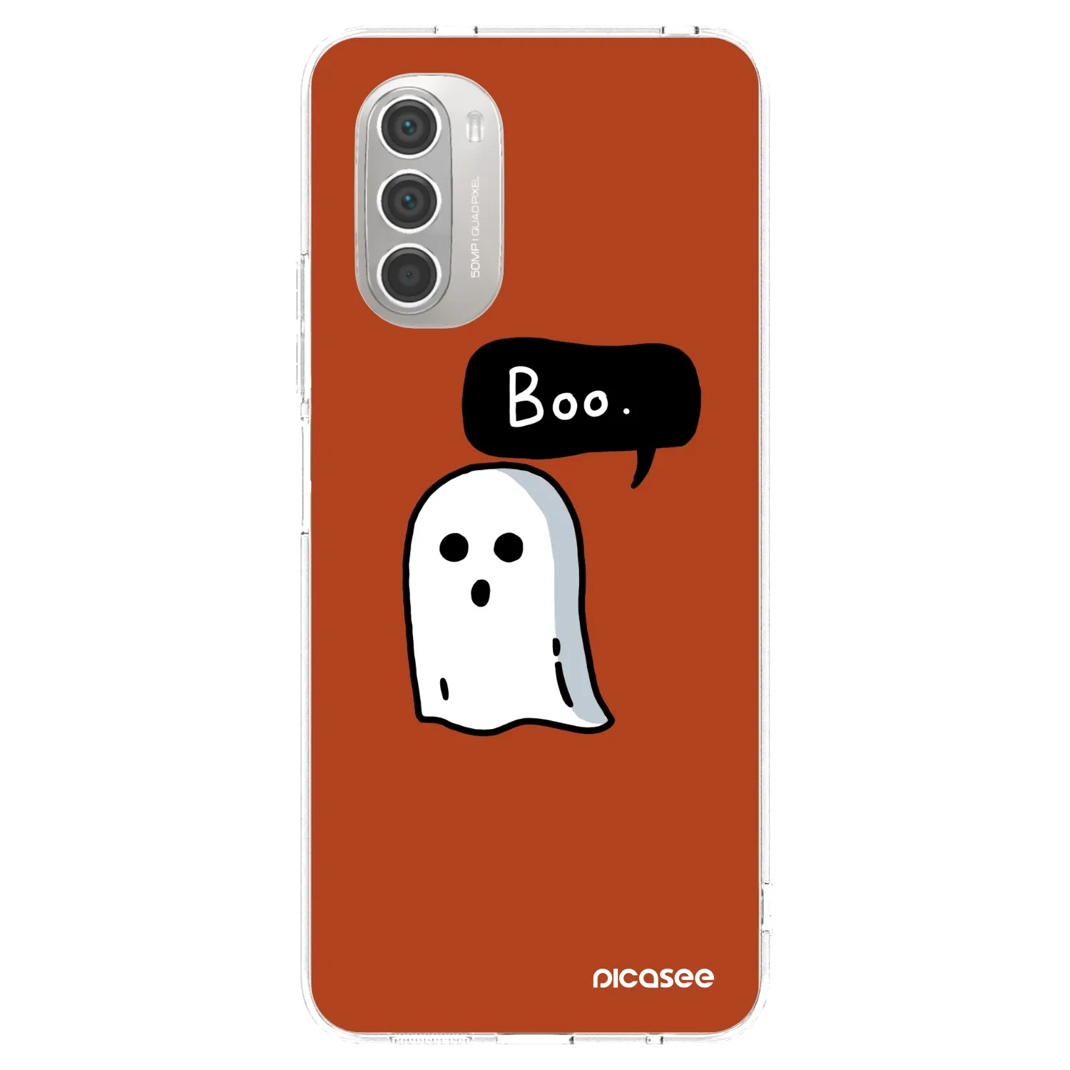 Picasee silikonowe przeźroczyste etui na Motorola Moto G51 - Boo