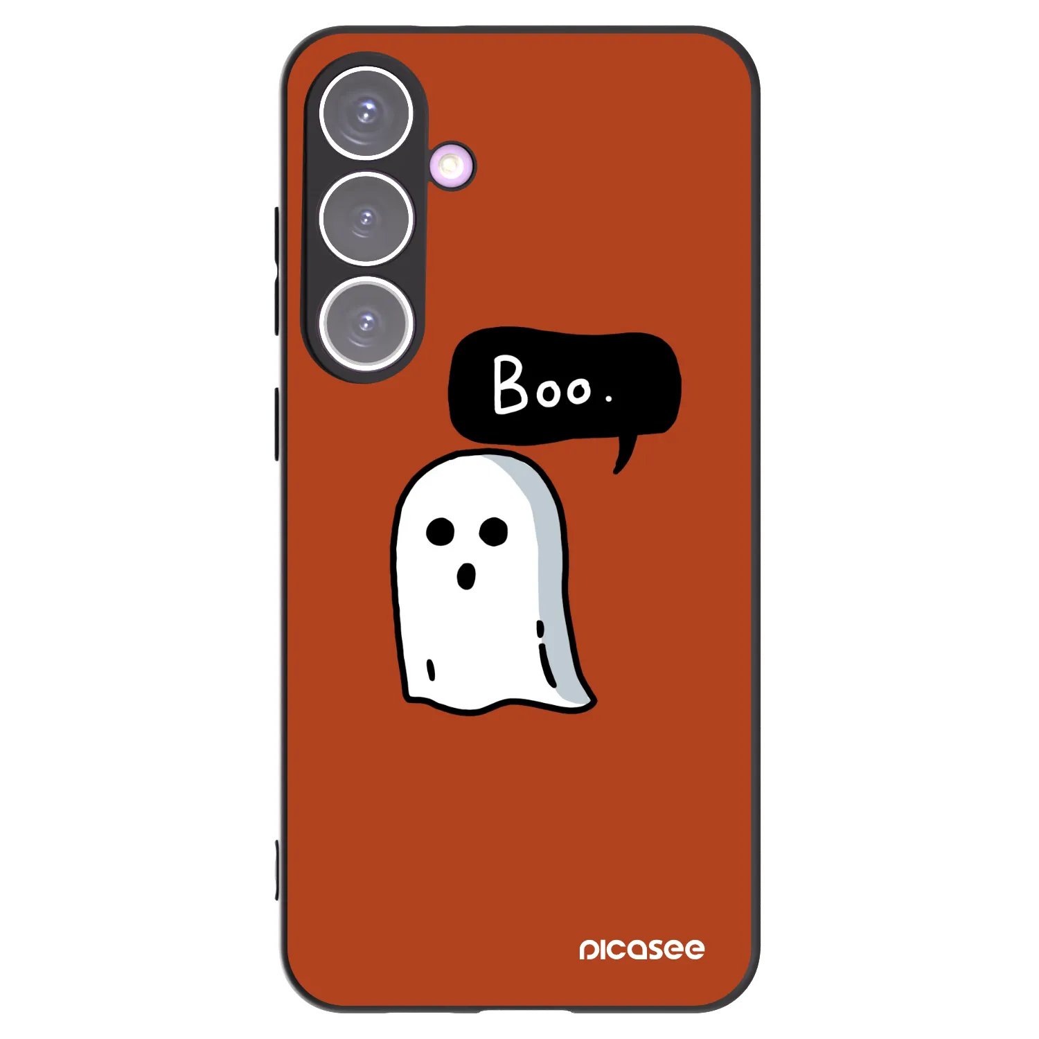 Picasee silikonowe czarne etui na Samsung Galaxy S24+ S926B 5G - Boo