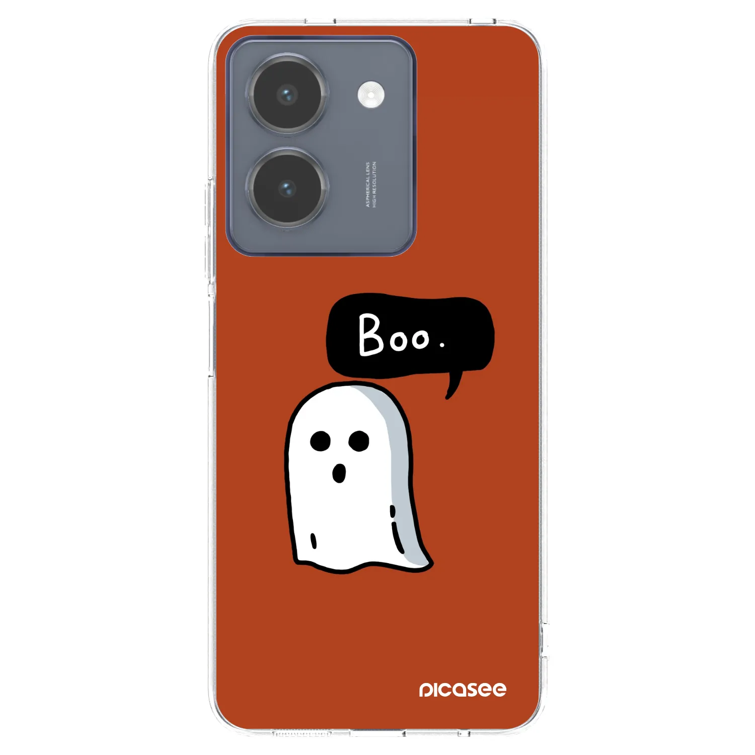 Picasee silikonowe przeźroczyste etui na Vivo Y36 4G - Boo