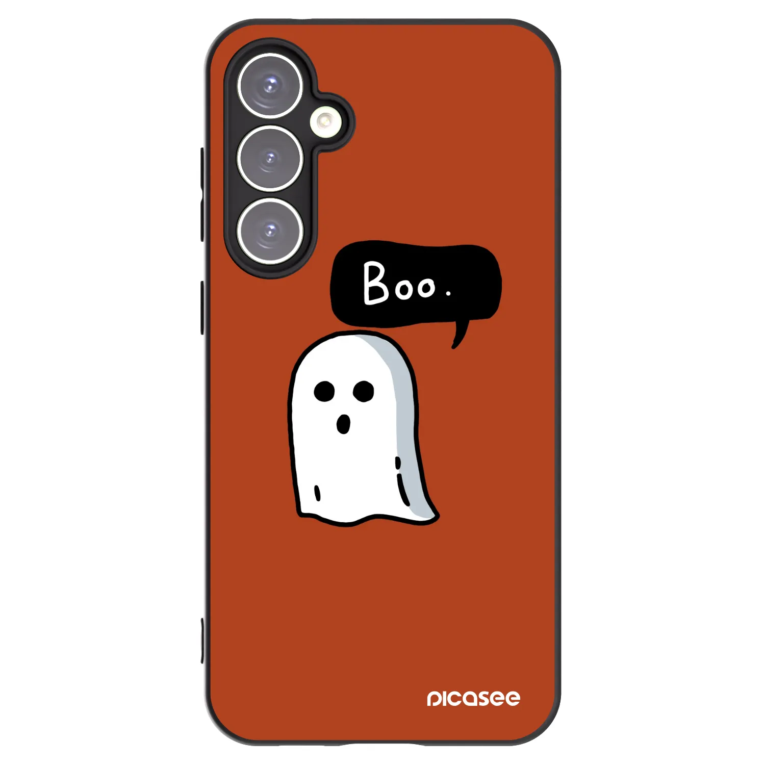 Picasee silikonowe czarne etui na Samsung Galaxy S23 FE S711B - Boo