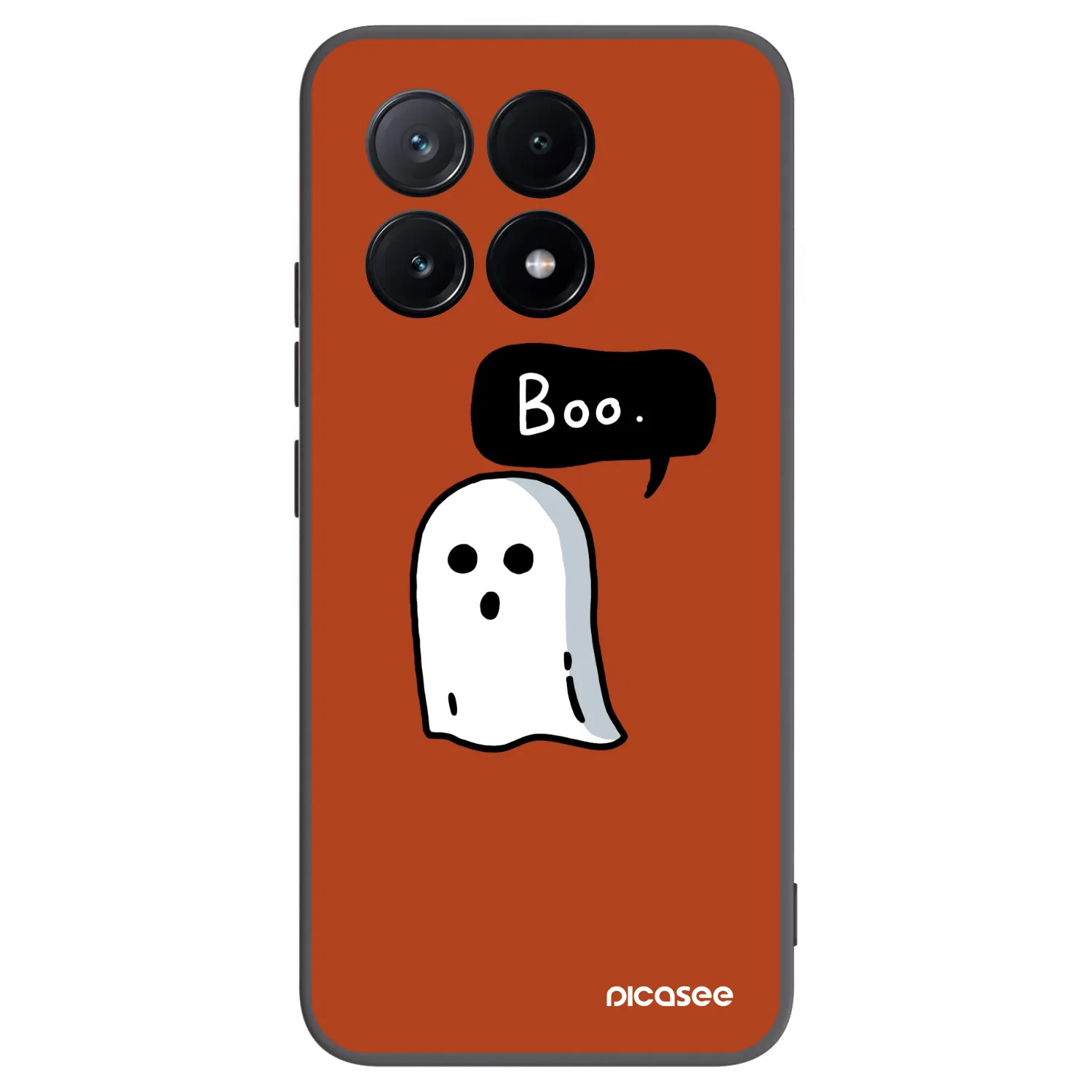 Picasee silikonowe czarne etui na Xiaomi Poco X6 Pro - Boo