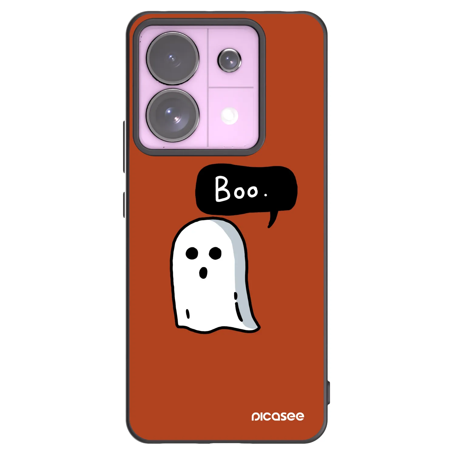 Picasee silikonowe czarne etui na Xiaomi Redmi Note 13 Pro 5G - Boo