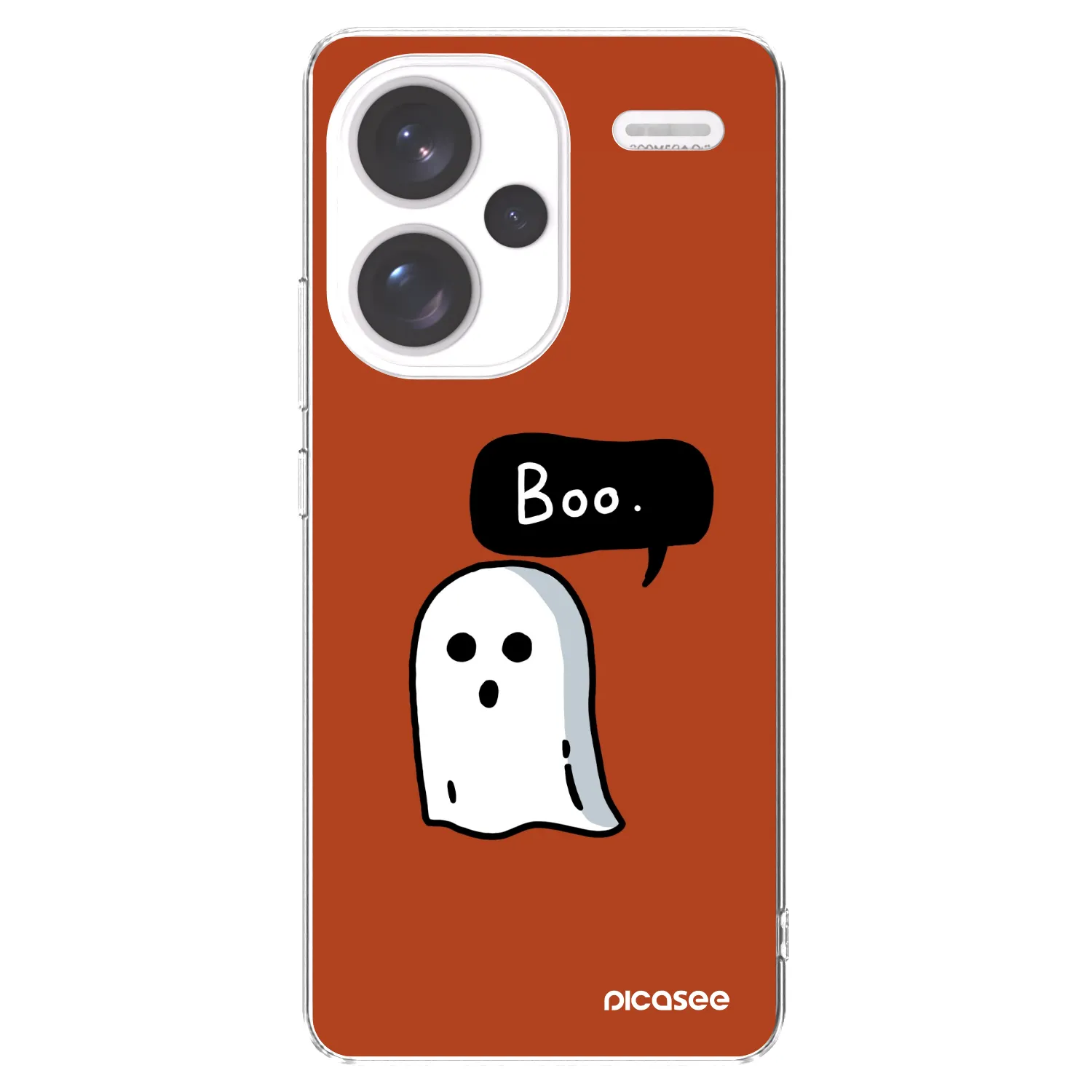 Picasee silikonowe przeźroczyste etui na Xiaomi Redmi Note 13 Pro+ 5G - Boo