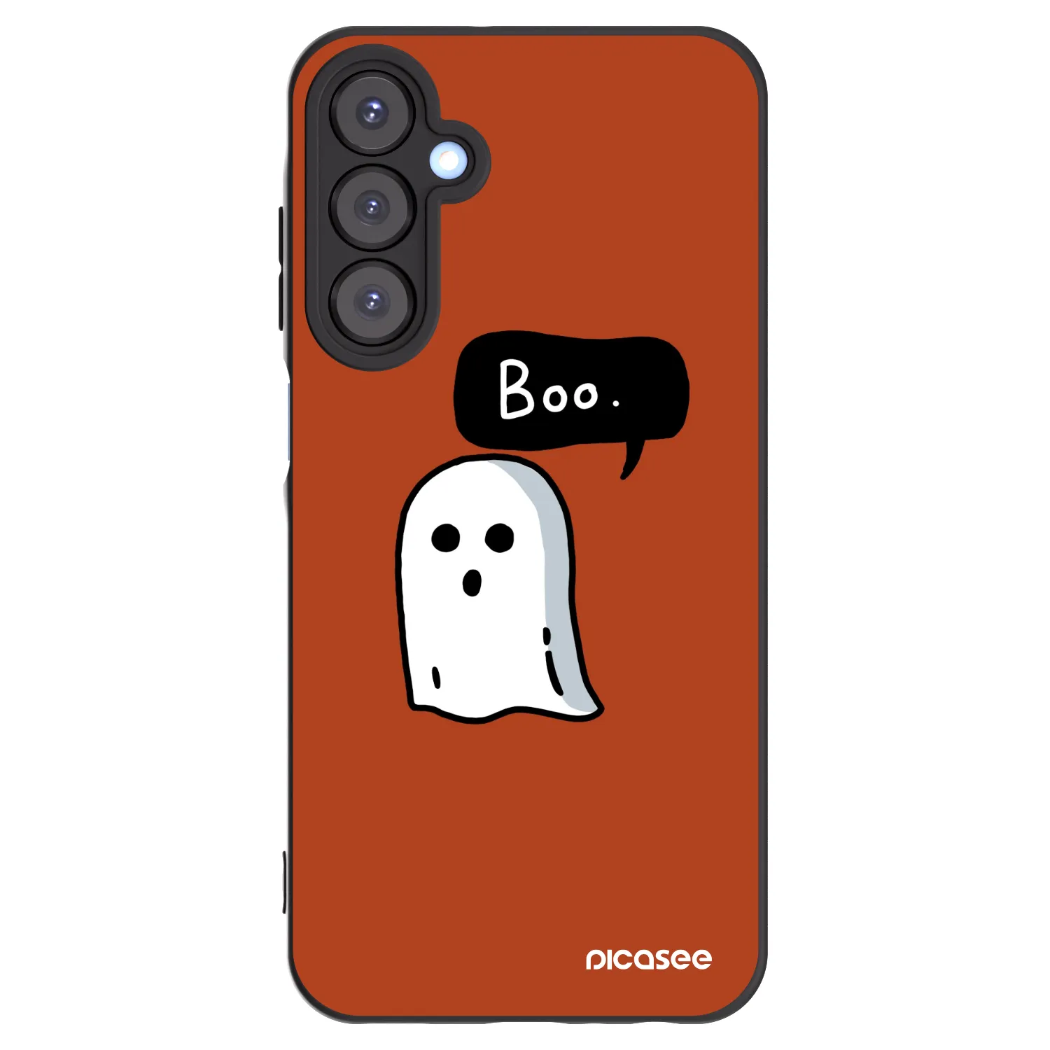 Picasee silikonowe czarne etui na Samsung Galaxy A25 A256B 5G - Boo