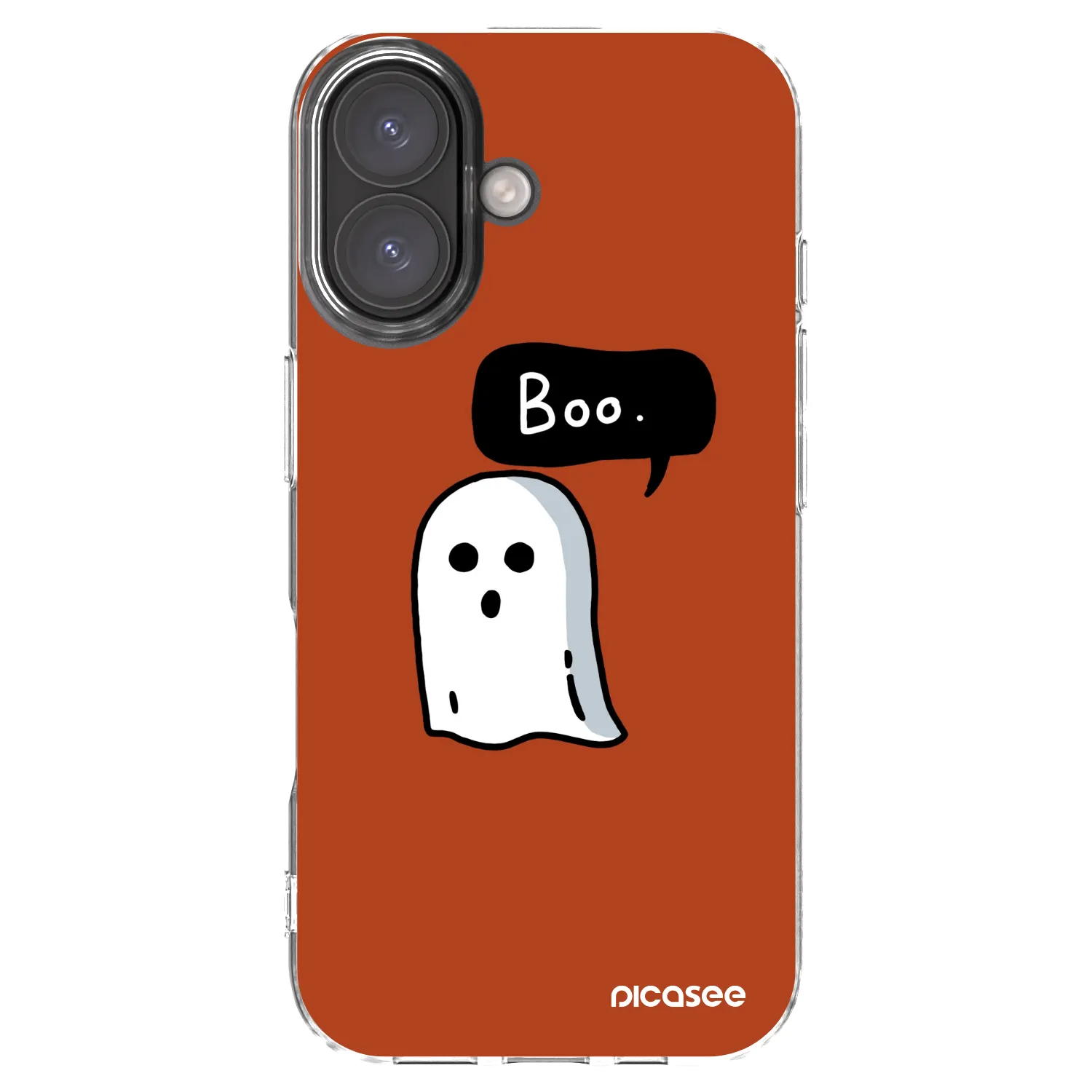 Picasee silikonowe przeźroczyste etui na Apple iPhone 16 - Boo