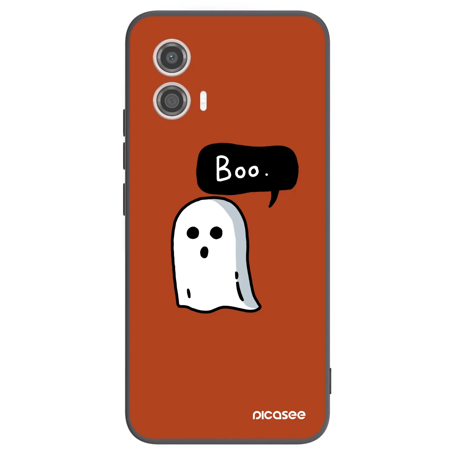 Picasee silikonowe czarne etui na Motorola Moto G53 5G - Boo