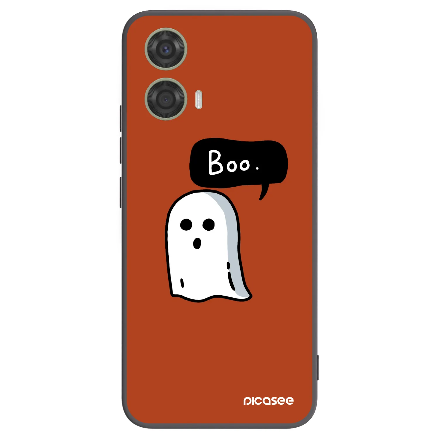 Picasee silikonowe czarne etui na Motorola Moto G24 - Boo