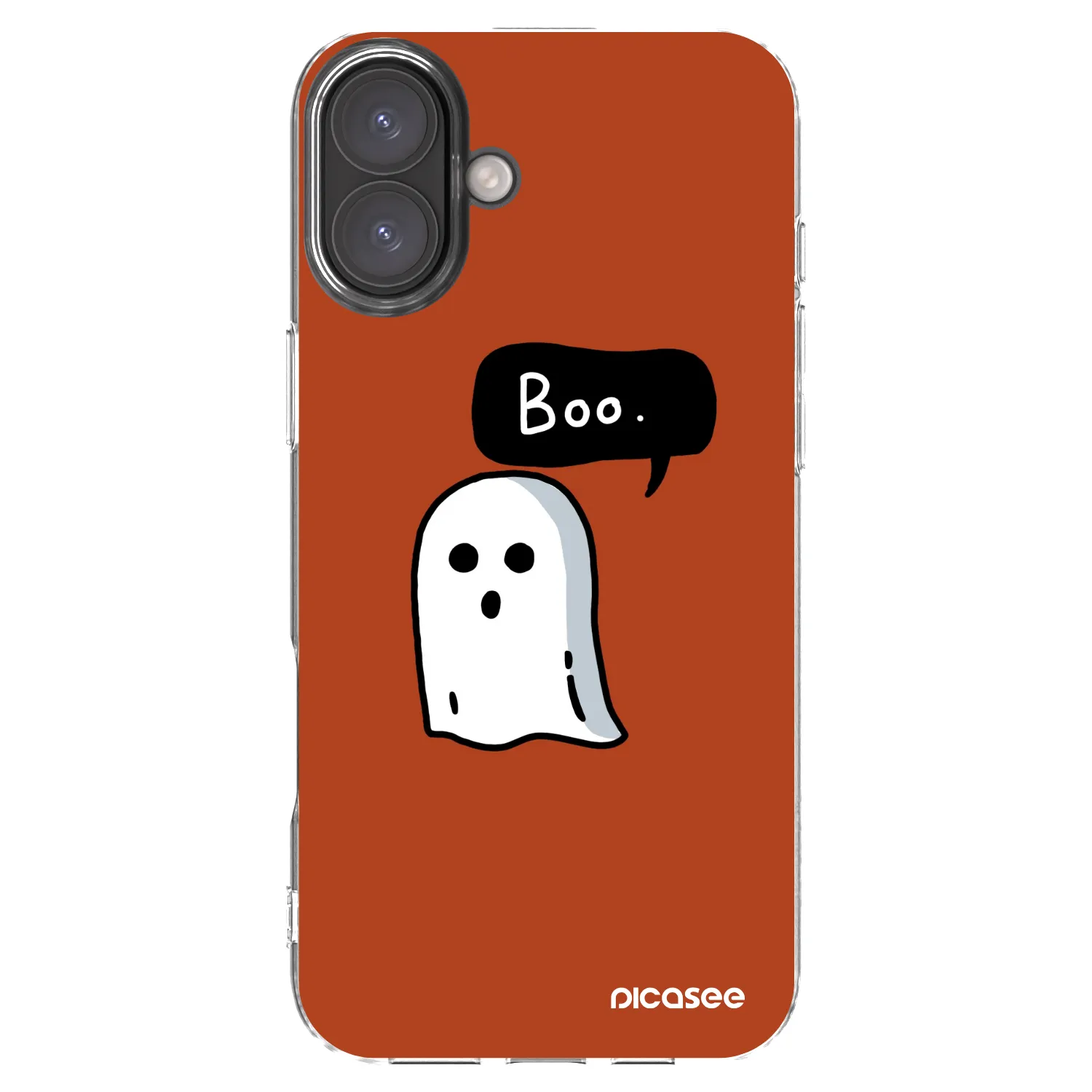 Picasee silikonowe przeźroczyste etui na Apple iPhone 16 Plus - Boo