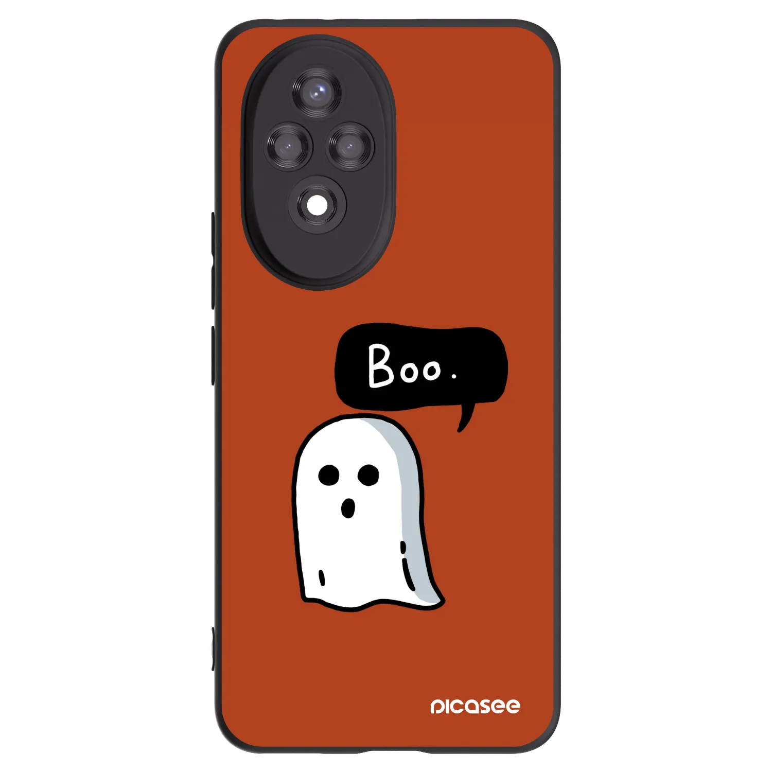 Picasee silikonowe czarne etui na Honor 200 5G - Boo