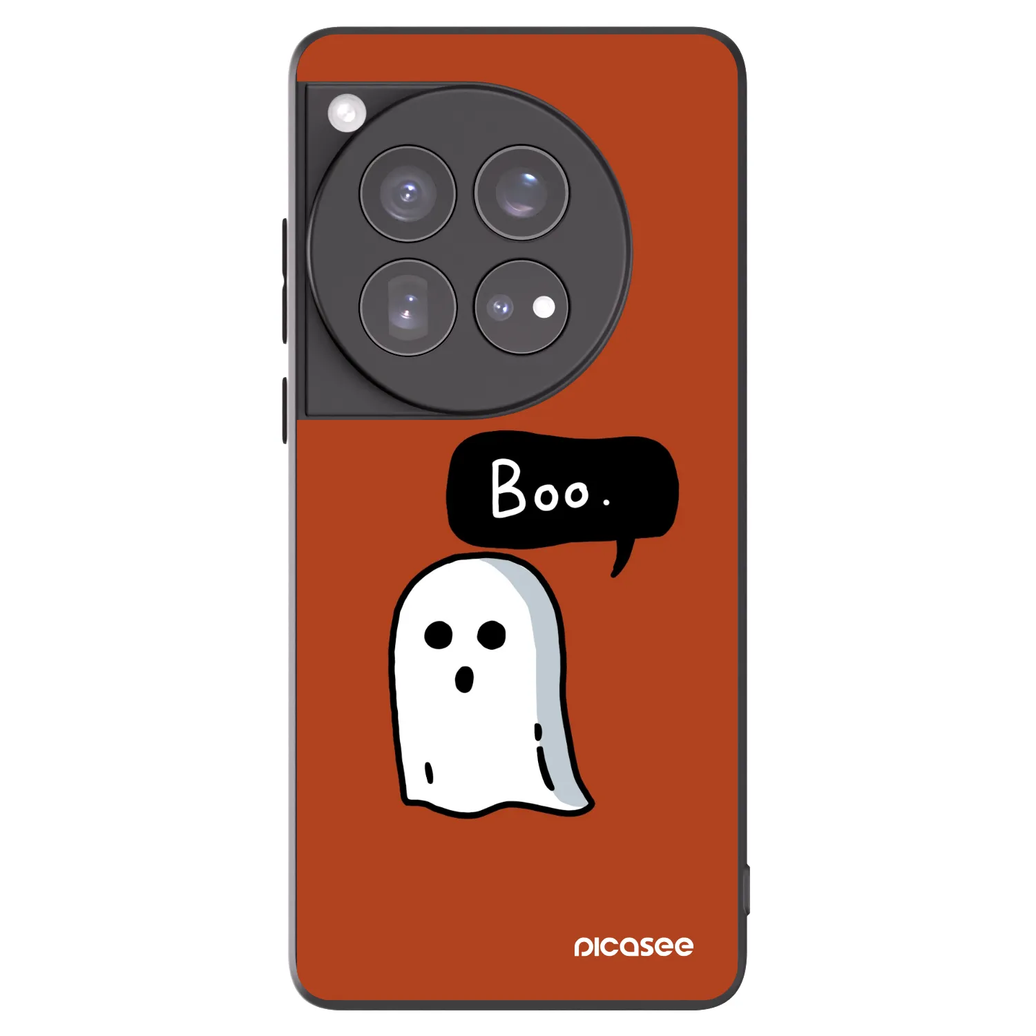 Picasee silikonowe czarne etui na OnePlus 12 5G - Boo