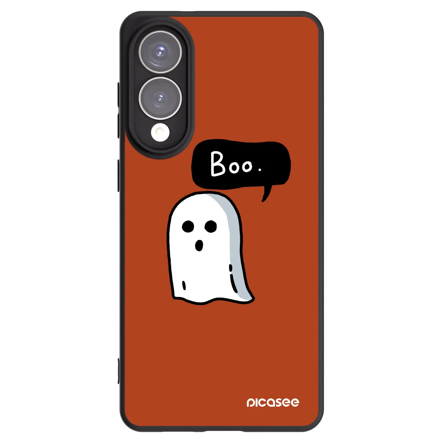 Picasee silikonowe czarne etui na Samsung Galaxy S25 Edge 5G - Boo