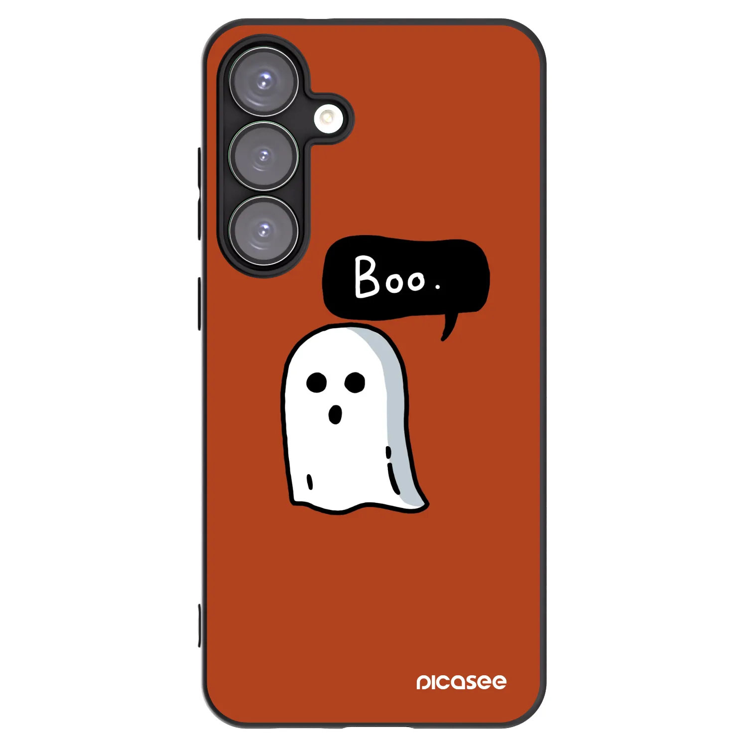 Picasee silikonowe czarne etui na Samsung Galaxy S25+ 5G - Boo