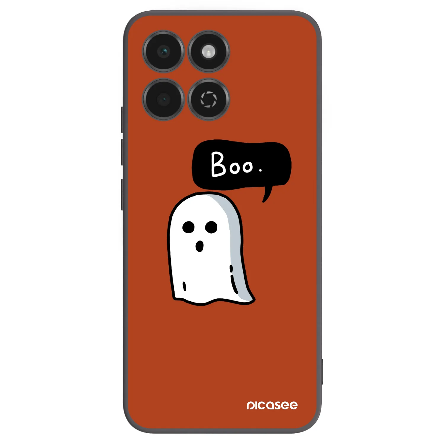Picasee silikonowe czarne etui na Honor 200 Smart 5G - Boo