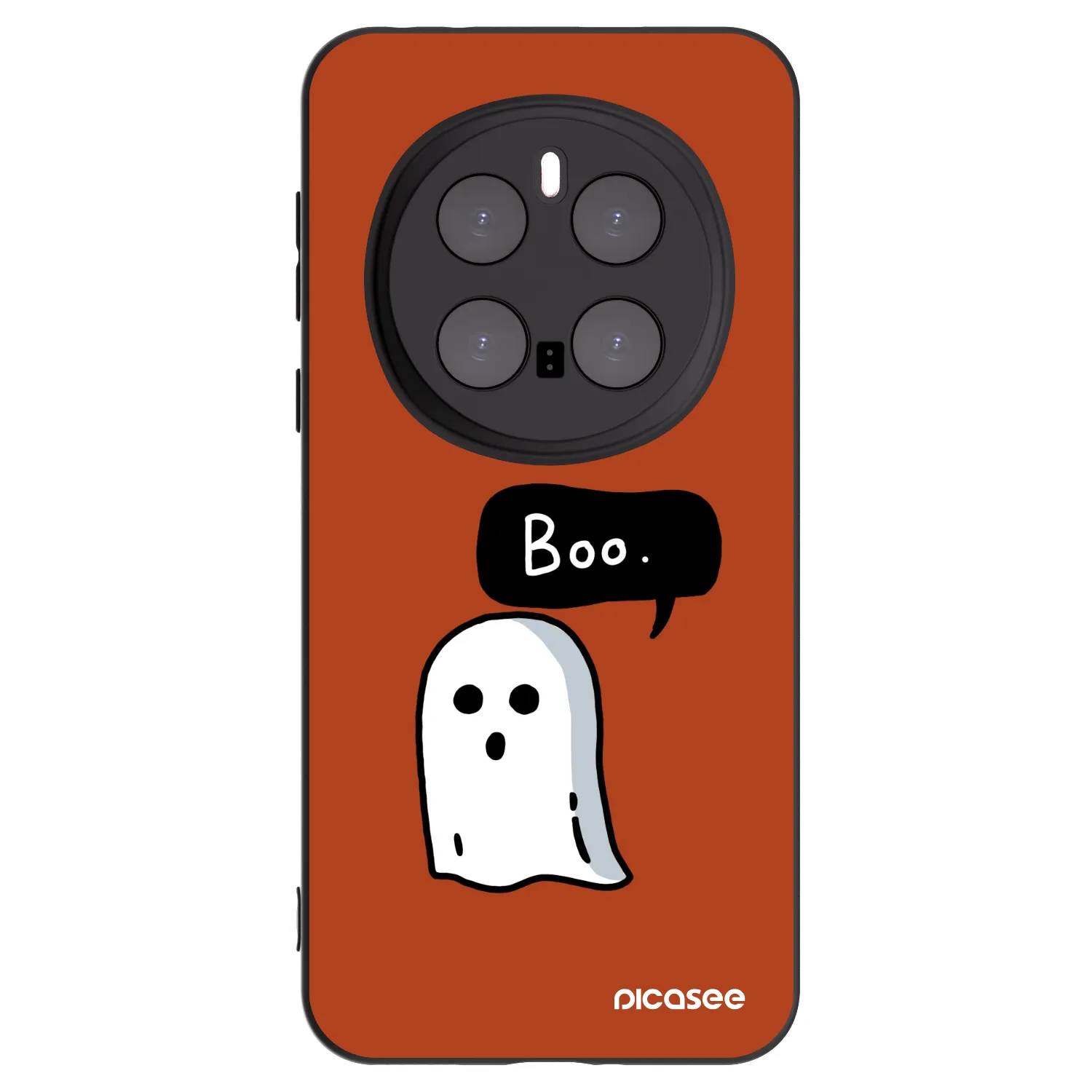 Picasee silikonowe czarne etui na Honor Magic7 Pro 5G - Boo