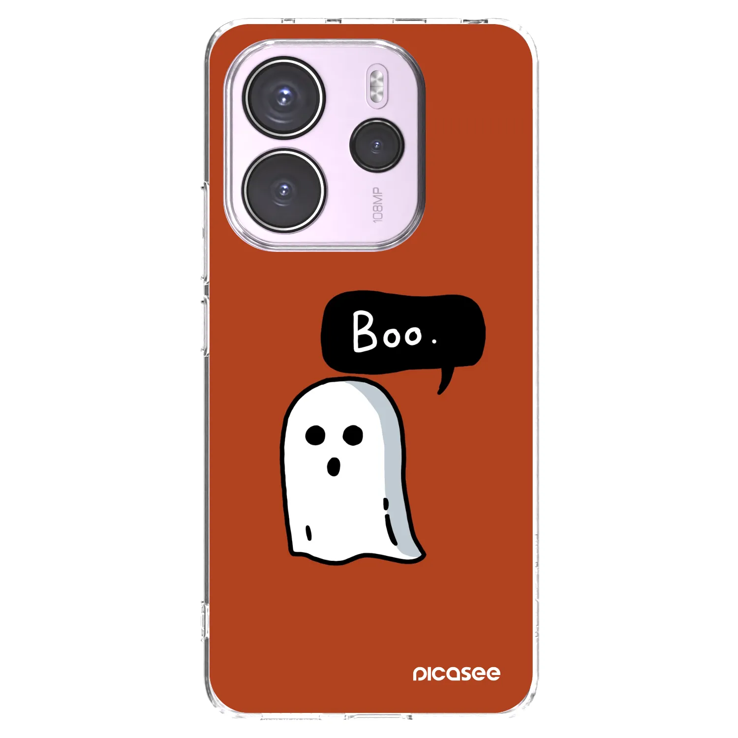 Picasee silikonowe przeźroczyste etui na Xiaomi Redmi Note 14 4G - Boo