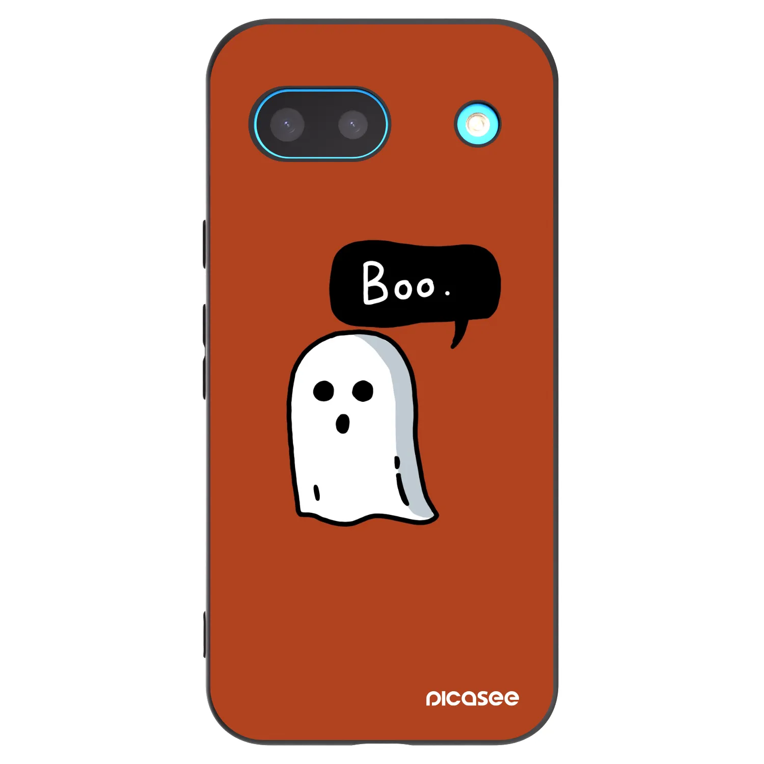 Picasee silikonowe czarne etui na Google Pixel 8 - Boo