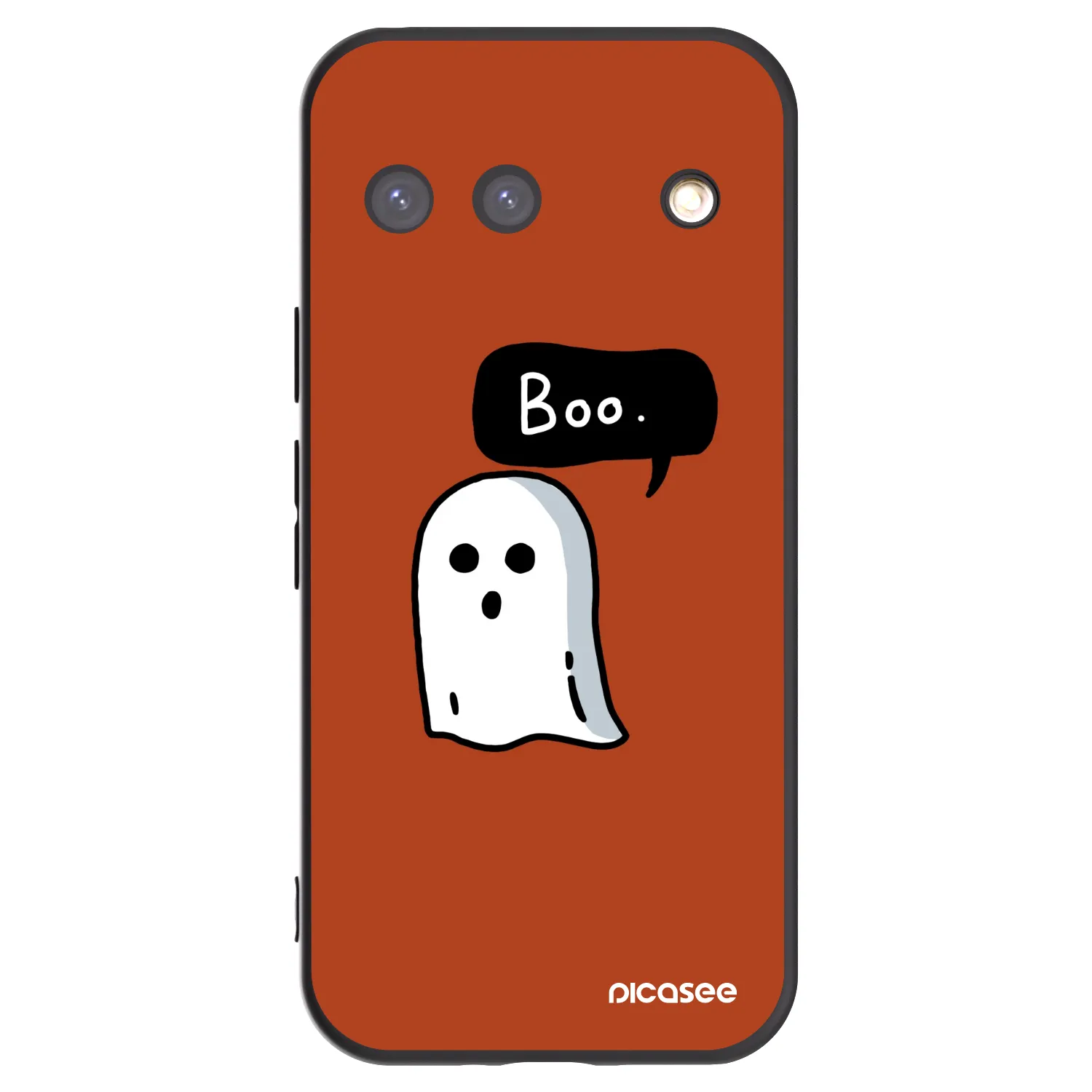 Picasee silikonowe czarne etui na Google Pixel 9 - Boo