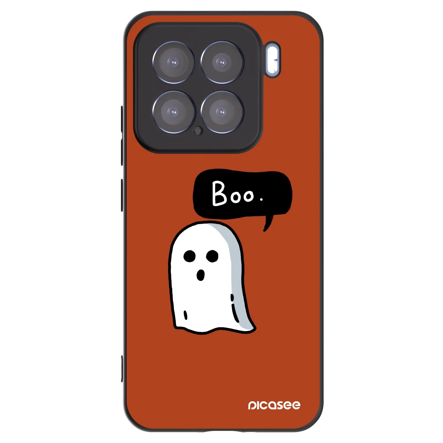 Picasee silikonowe czarne etui na Xiaomi 15 - Boo