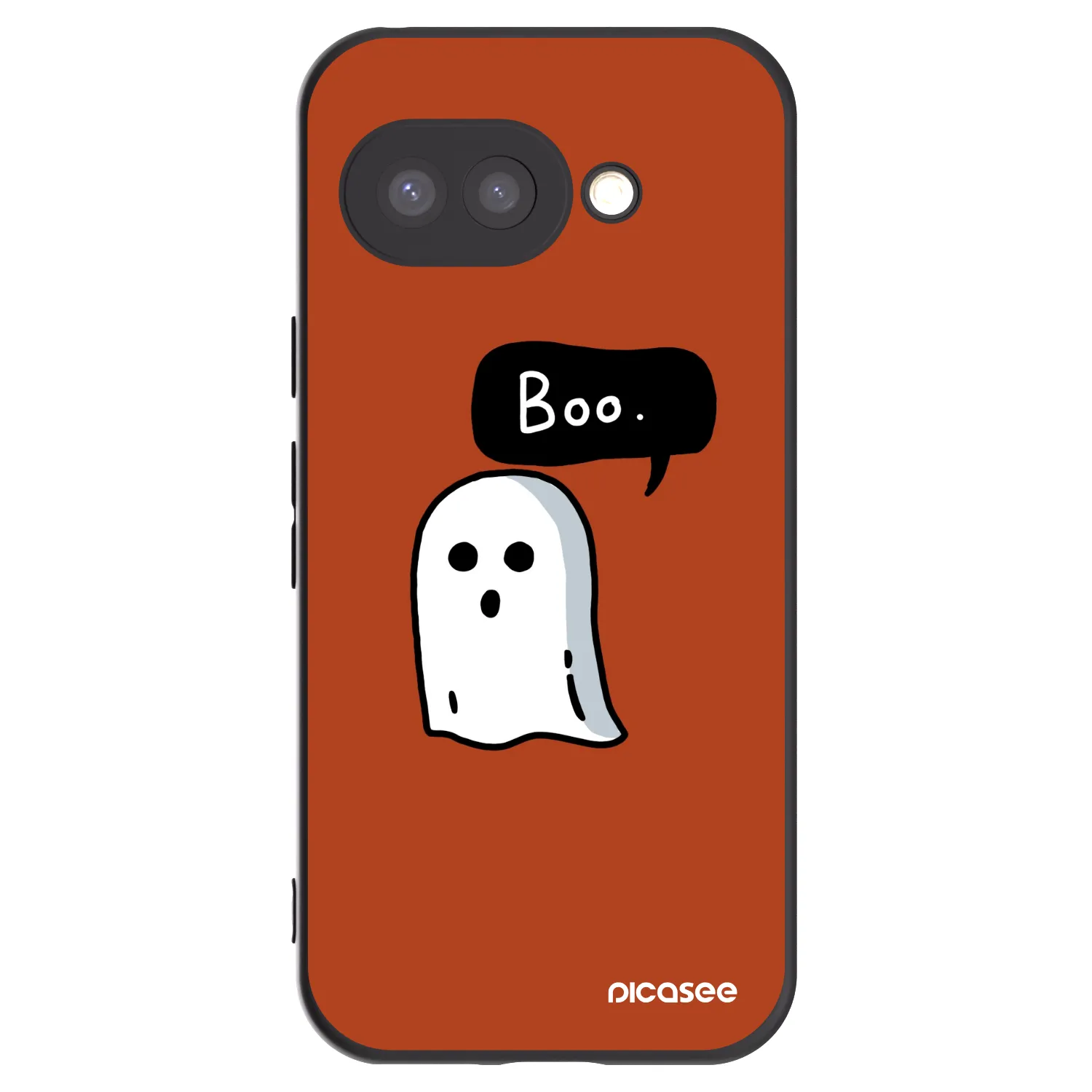 Picasee silikonowe czarne etui na Google Pixel 9a - Boo