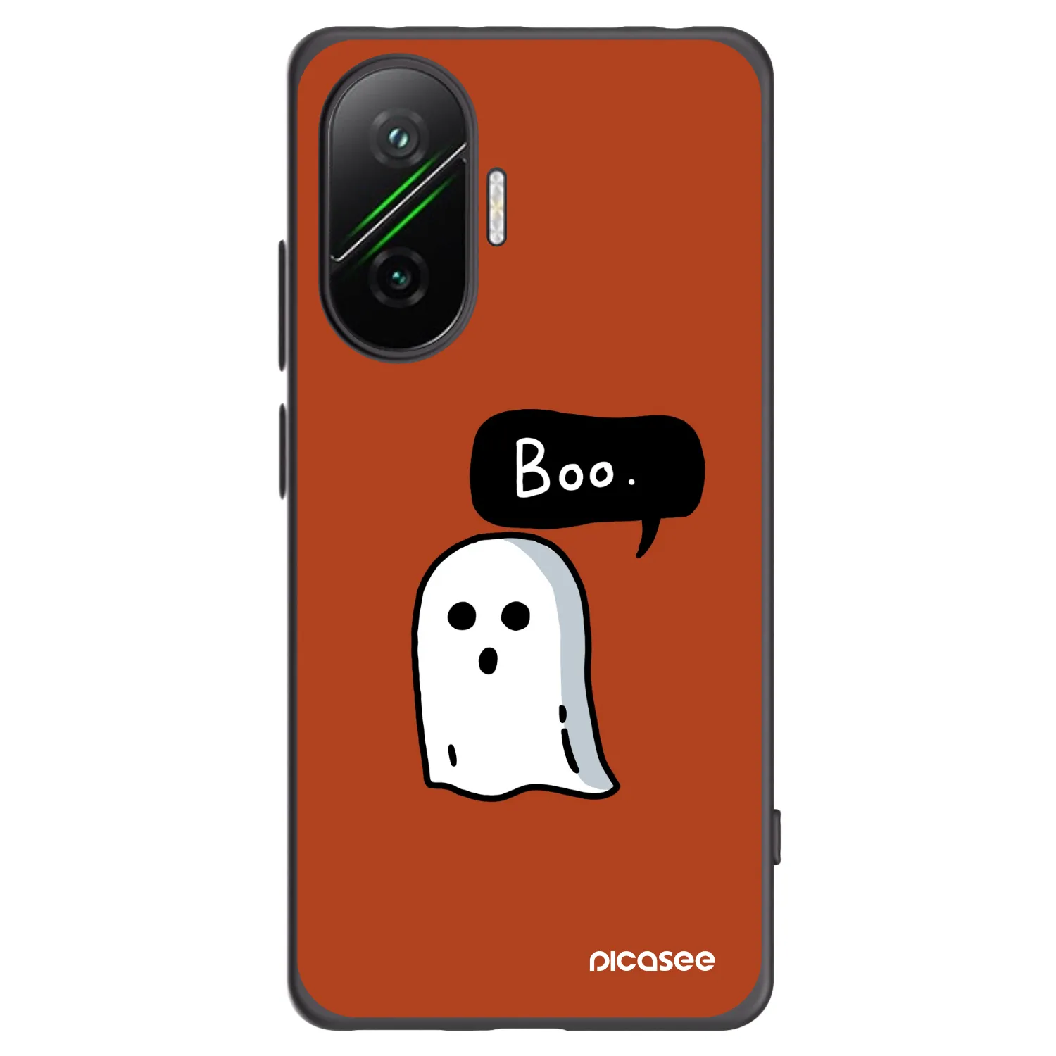 Picasee silikonowe czarne etui na Xiaomi Poco F7 5G - Boo