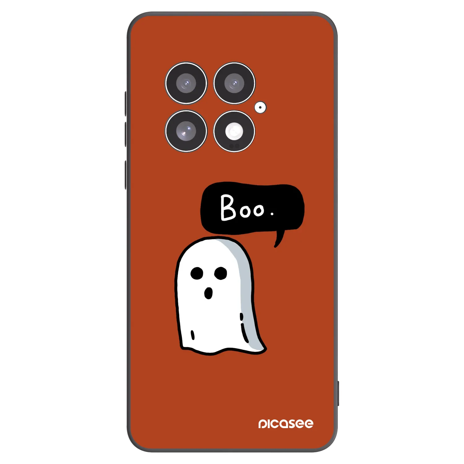 Picasee silikonowe czarne etui na OnePlus 13 5G - Boo