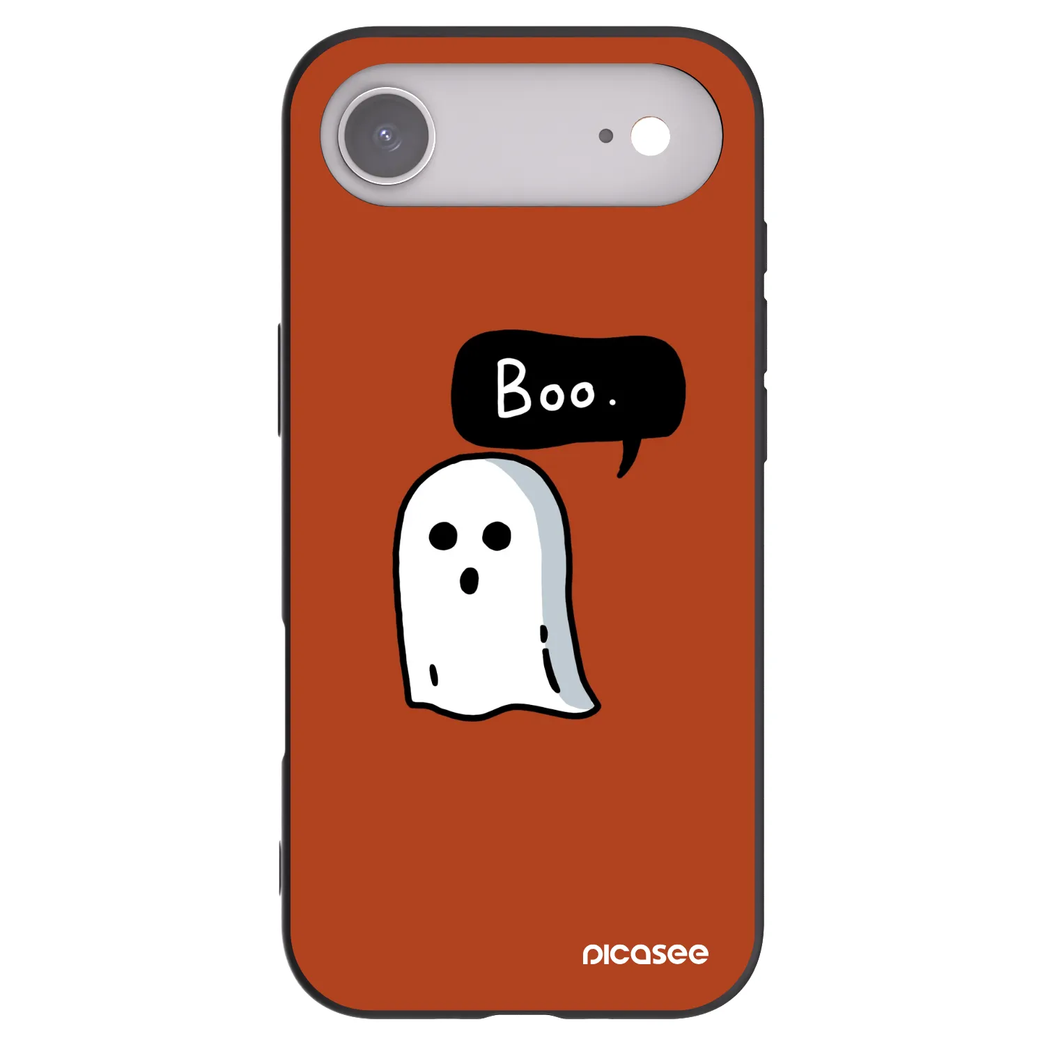 Picasee silikonowe czarne etui na Apple iPhone Air - Boo