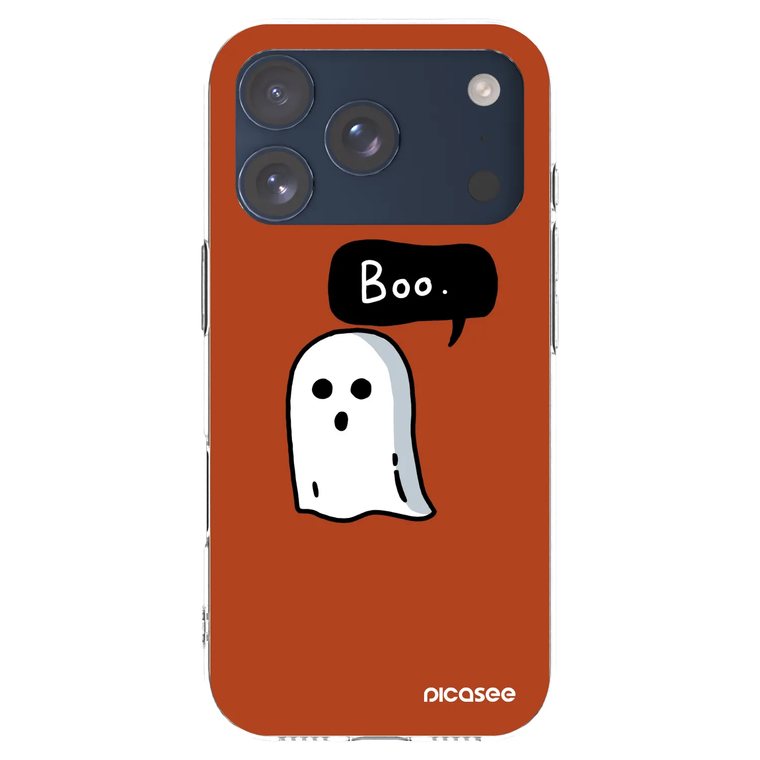 Picasee silikonowe przeźroczyste etui na Apple iPhone 17 Pro - Boo