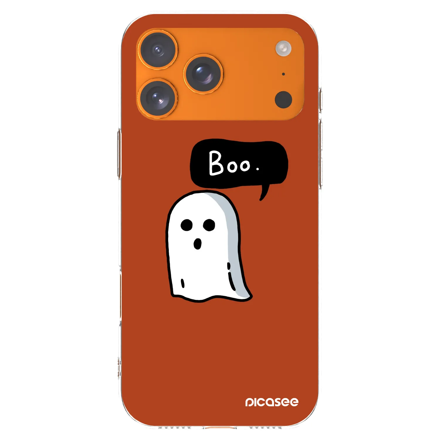 Picasee silikonowe przeźroczyste etui na Apple iPhone 17 Pro Max - Boo