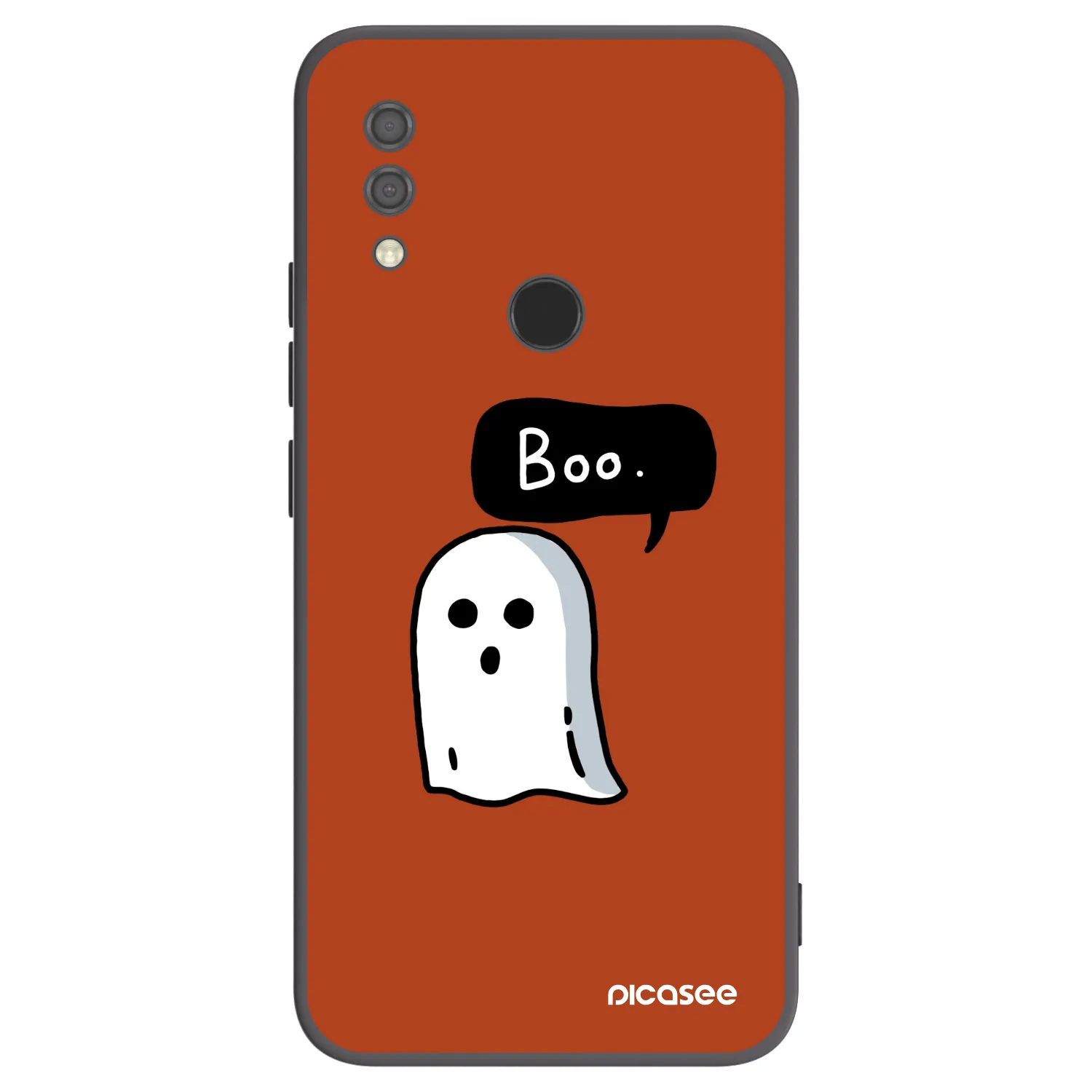 Picasee silikonowe czarne etui na Xiaomi Redmi 7 - Boo