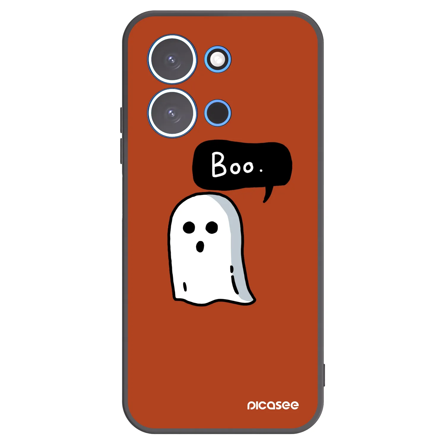 Picasee silikonowe czarne etui na Xiaomi Redmi 15C 4G - Boo