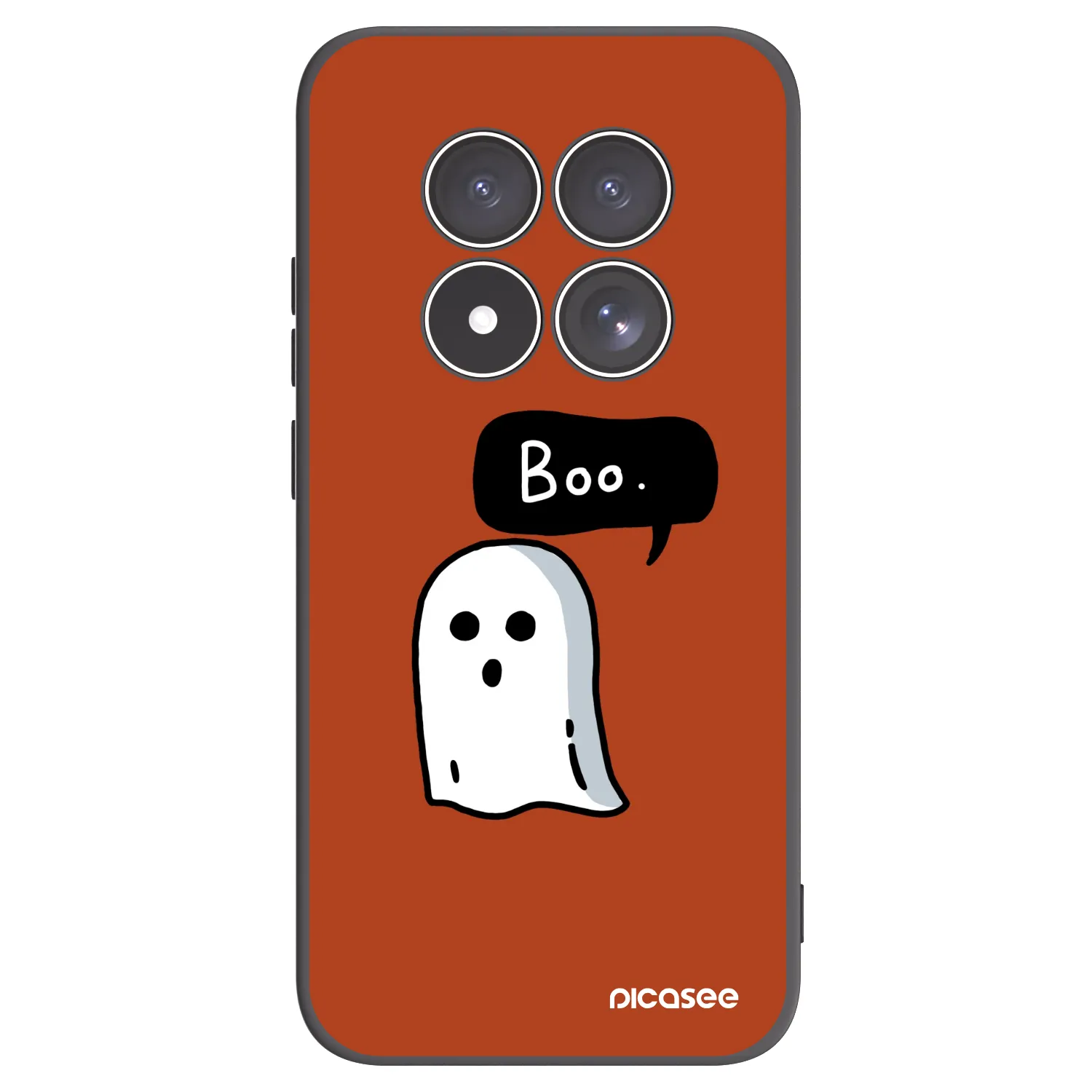 Picasee silikonowe czarne etui na Xiaomi Redmi Note 15 Pro 4G - Boo