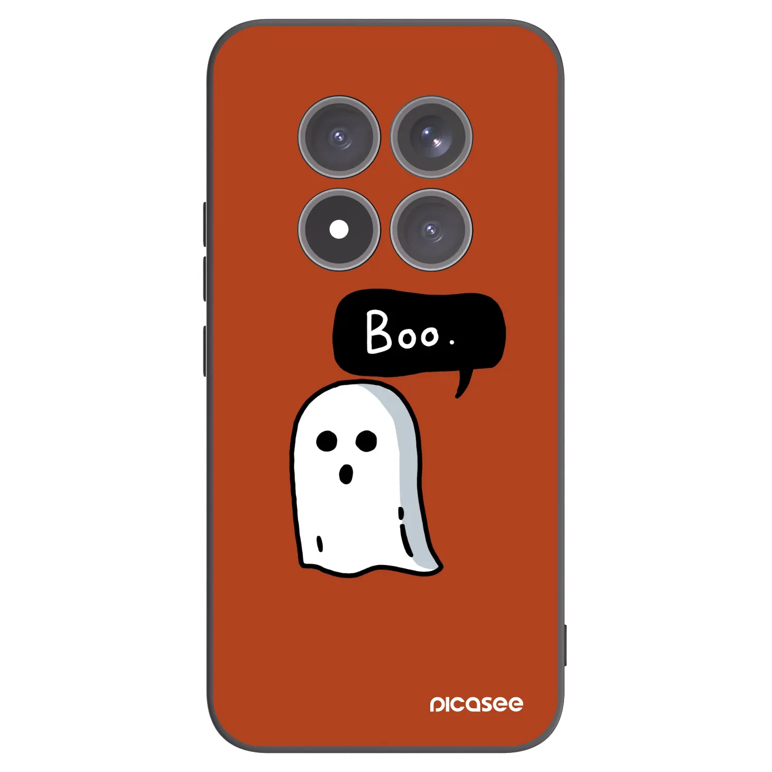 Picasee silikonowe czarne etui na Xiaomi Redmi Note 15 Pro+ - Boo