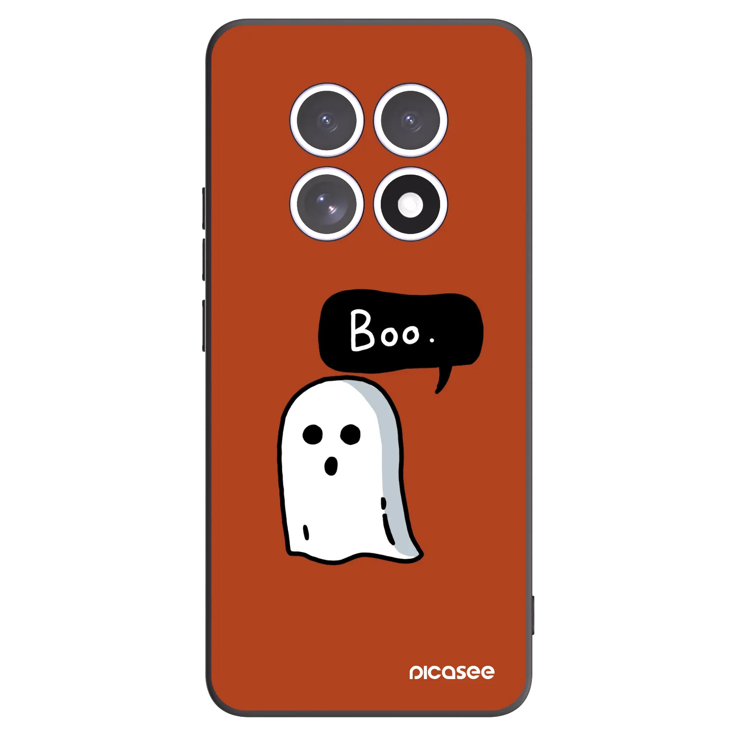 Picasee silikonowe czarne etui na Xiaomi Redmi Note 15 4G - Boo
