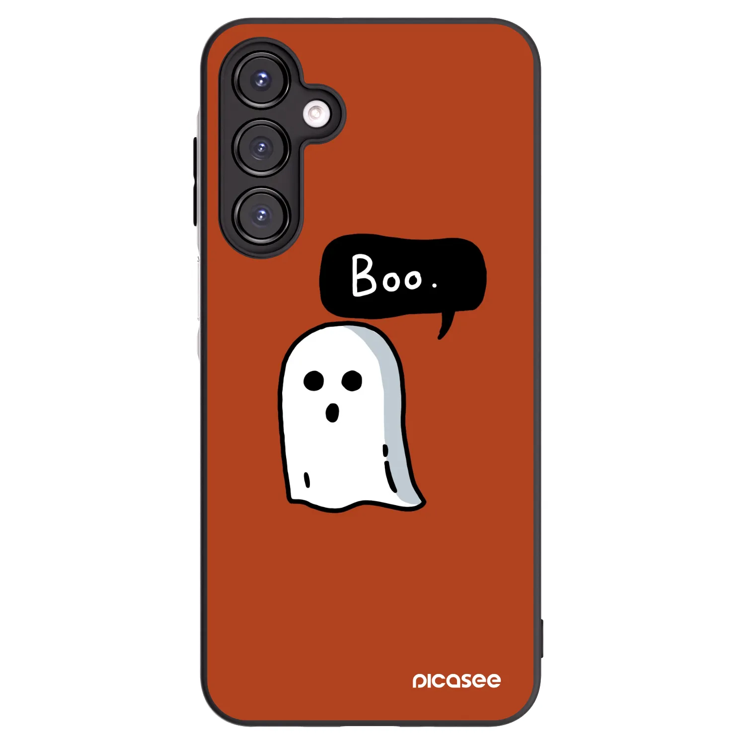 Picasee silikonowe czarne etui na Samsung Galaxy A16 4G - Boo