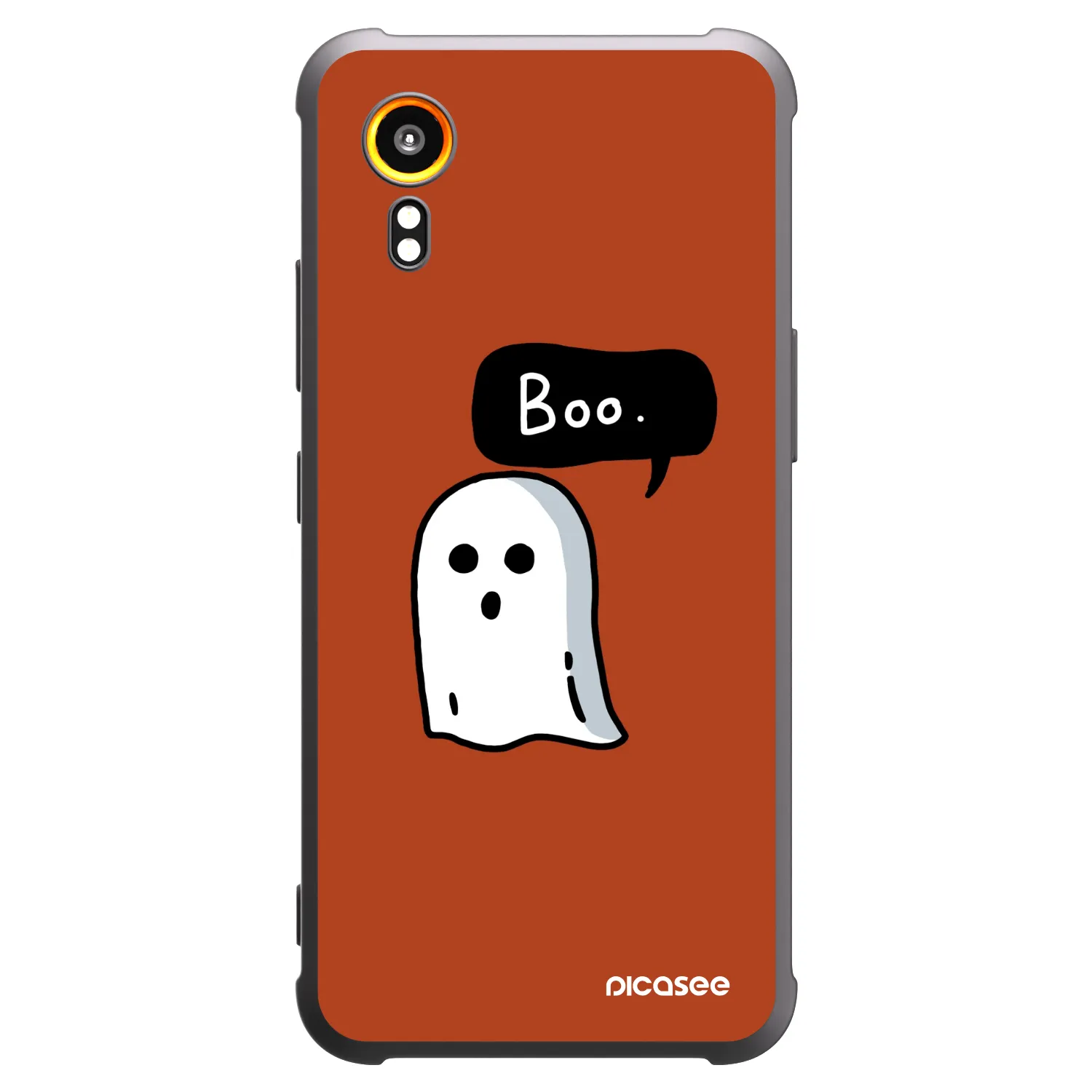 Picasee silikonowe czarne etui na Samsung Galaxy XCover 7 - Boo