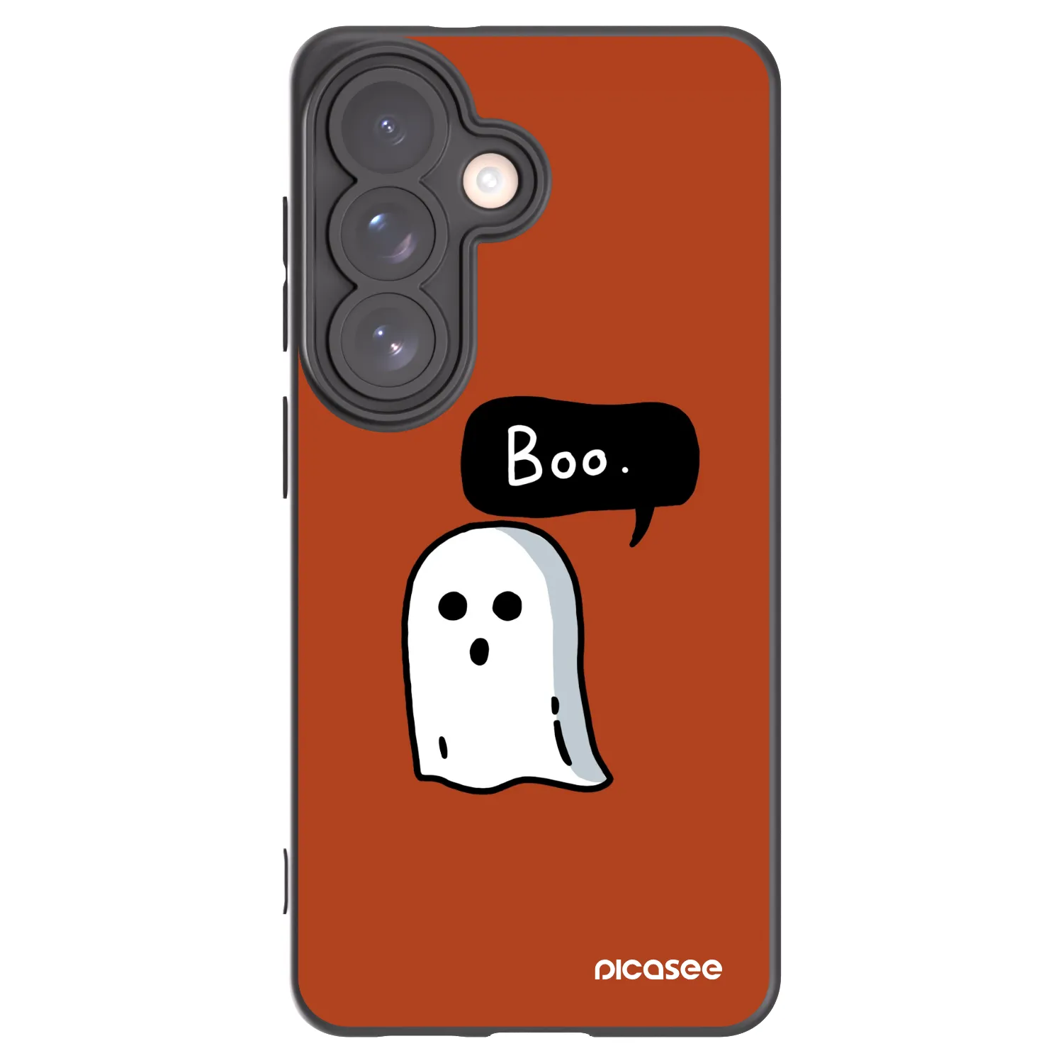 Picasee silikonowe czarne etui na Samsung Galaxy S26 - Boo