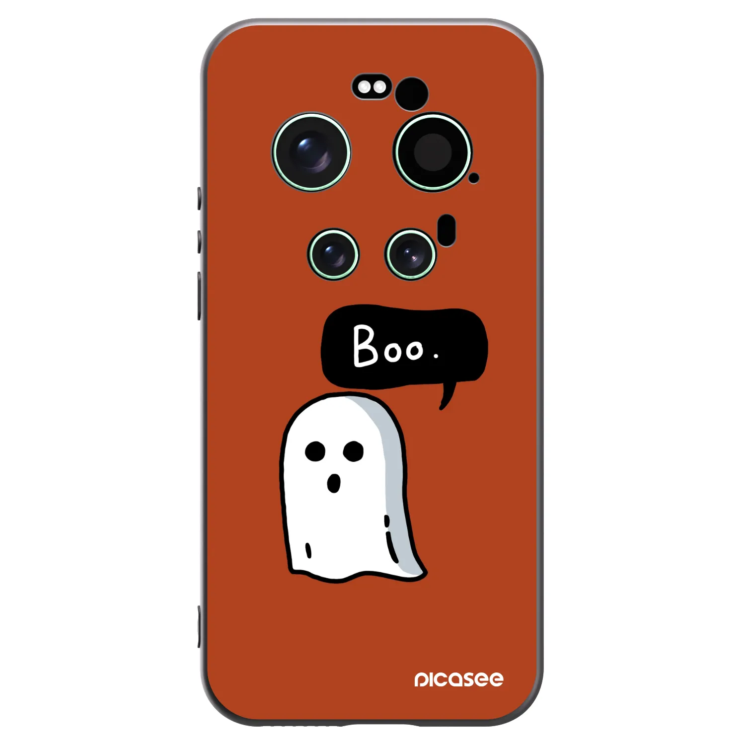 Picasee silikonowe czarne etui na Xiaomi 17 Ultra - Boo